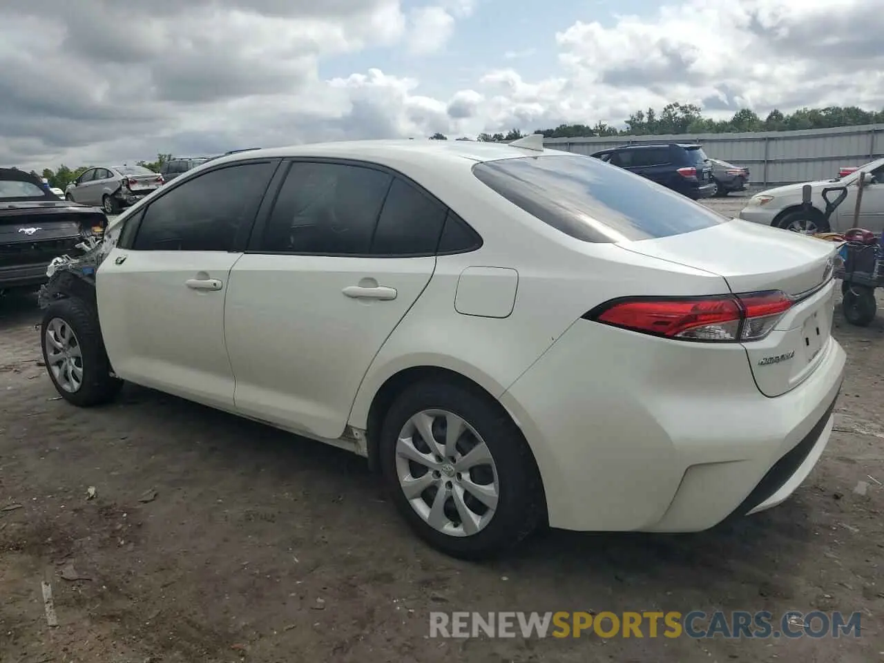 2 Photograph of a damaged car JTDEPRAEXLJ081524 TOYOTA COROLLA 2020