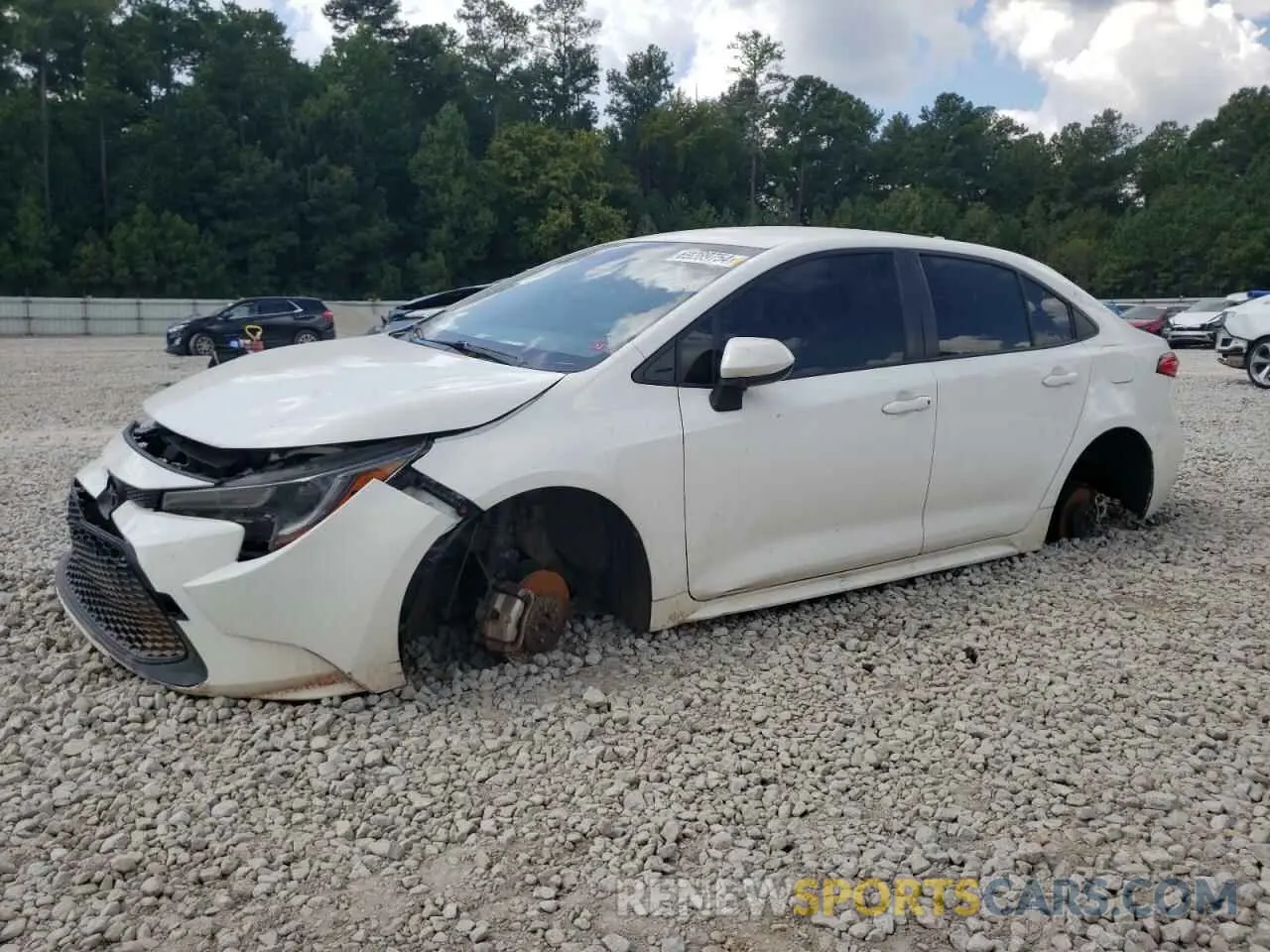 1 Photograph of a damaged car JTDEPRAEXLJ082298 TOYOTA COROLLA 2020