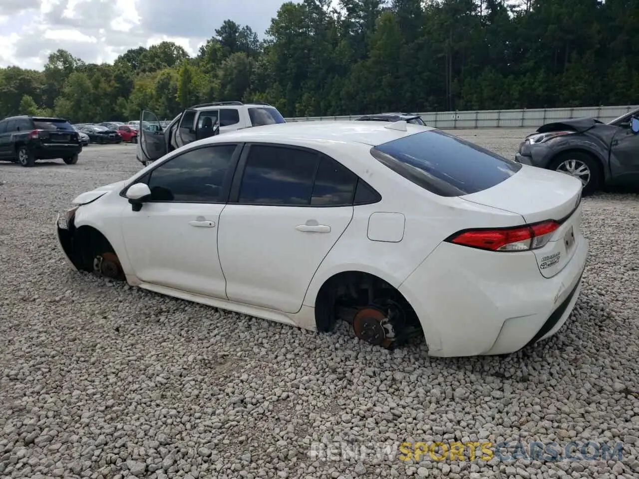 2 Photograph of a damaged car JTDEPRAEXLJ082298 TOYOTA COROLLA 2020