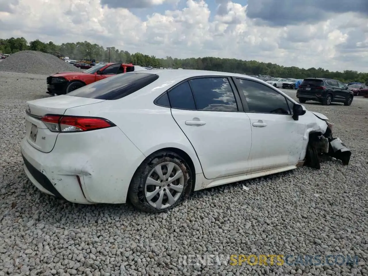3 Photograph of a damaged car JTDEPRAEXLJ082298 TOYOTA COROLLA 2020