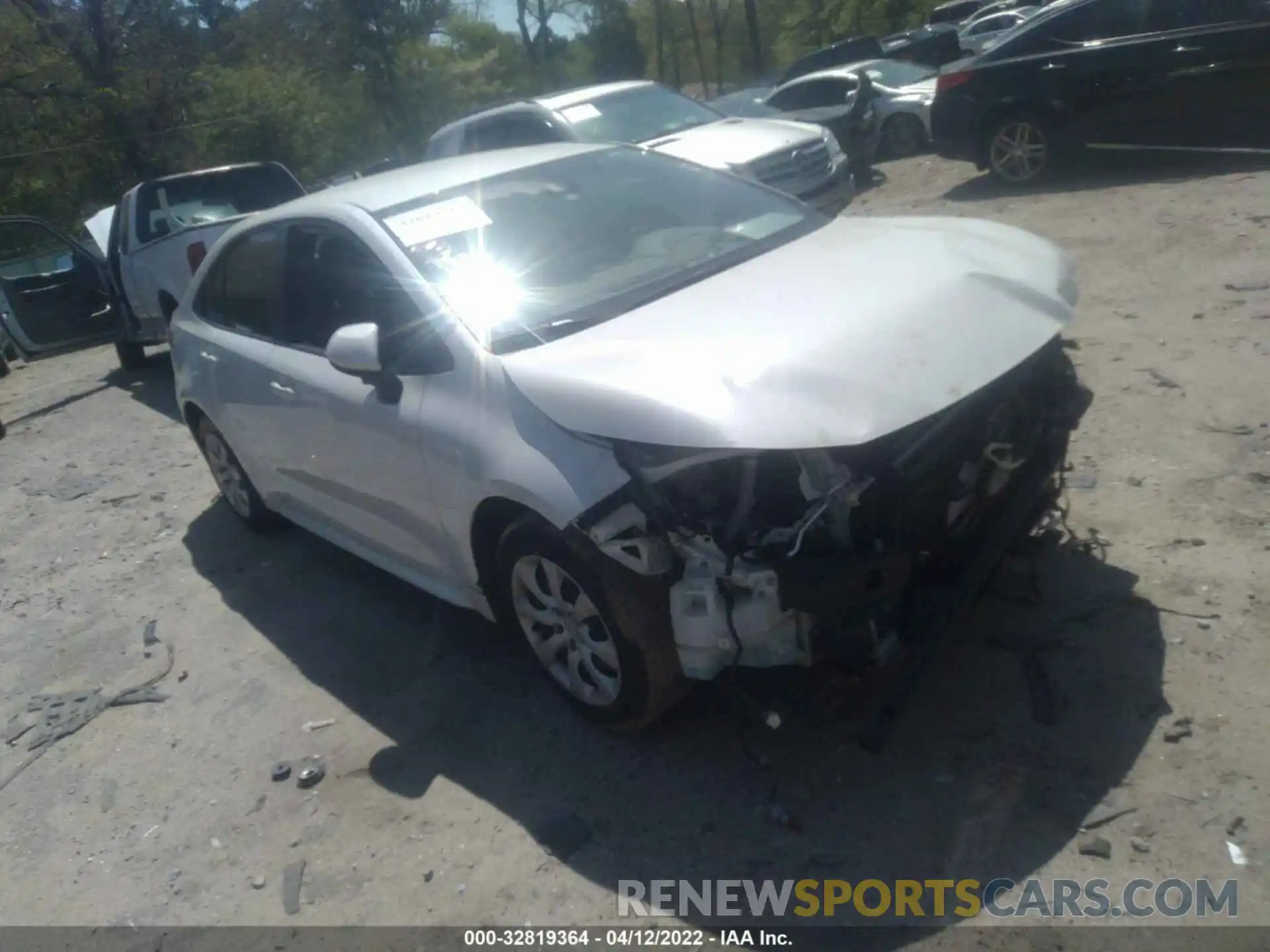 1 Photograph of a damaged car JTDEPRAEXLJ083516 TOYOTA COROLLA 2020