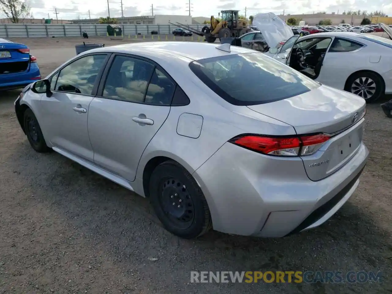 3 Photograph of a damaged car JTDEPRAEXLJ083578 TOYOTA COROLLA 2020