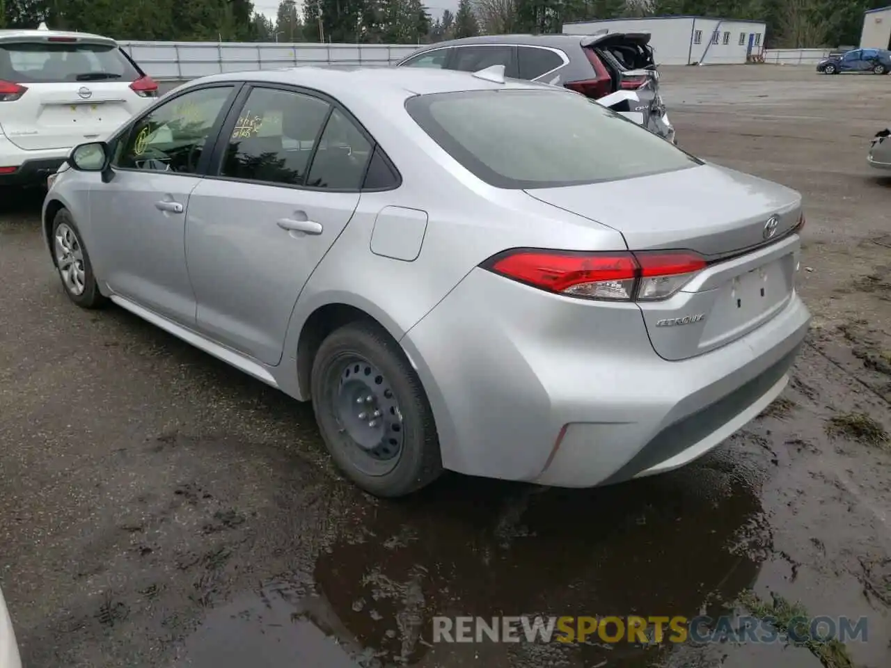 3 Photograph of a damaged car JTDEPRAEXLJ084858 TOYOTA COROLLA 2020