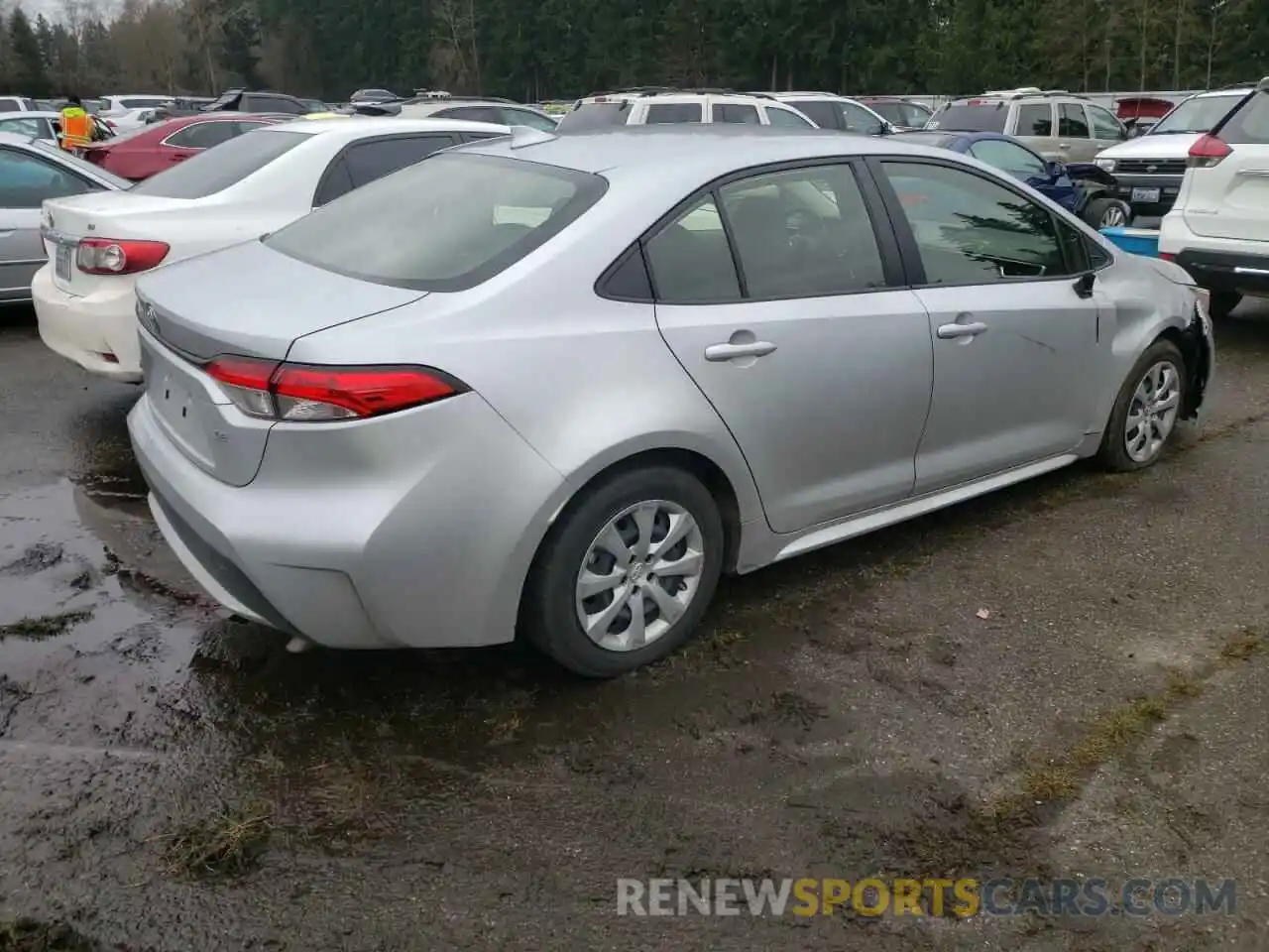 4 Photograph of a damaged car JTDEPRAEXLJ084858 TOYOTA COROLLA 2020