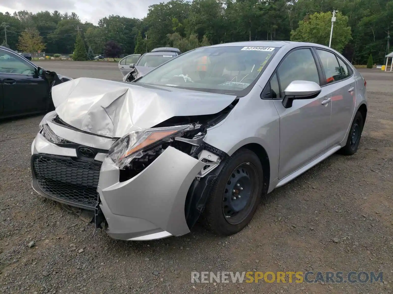 2 Photograph of a damaged car JTDEPRAEXLJ085542 TOYOTA COROLLA 2020