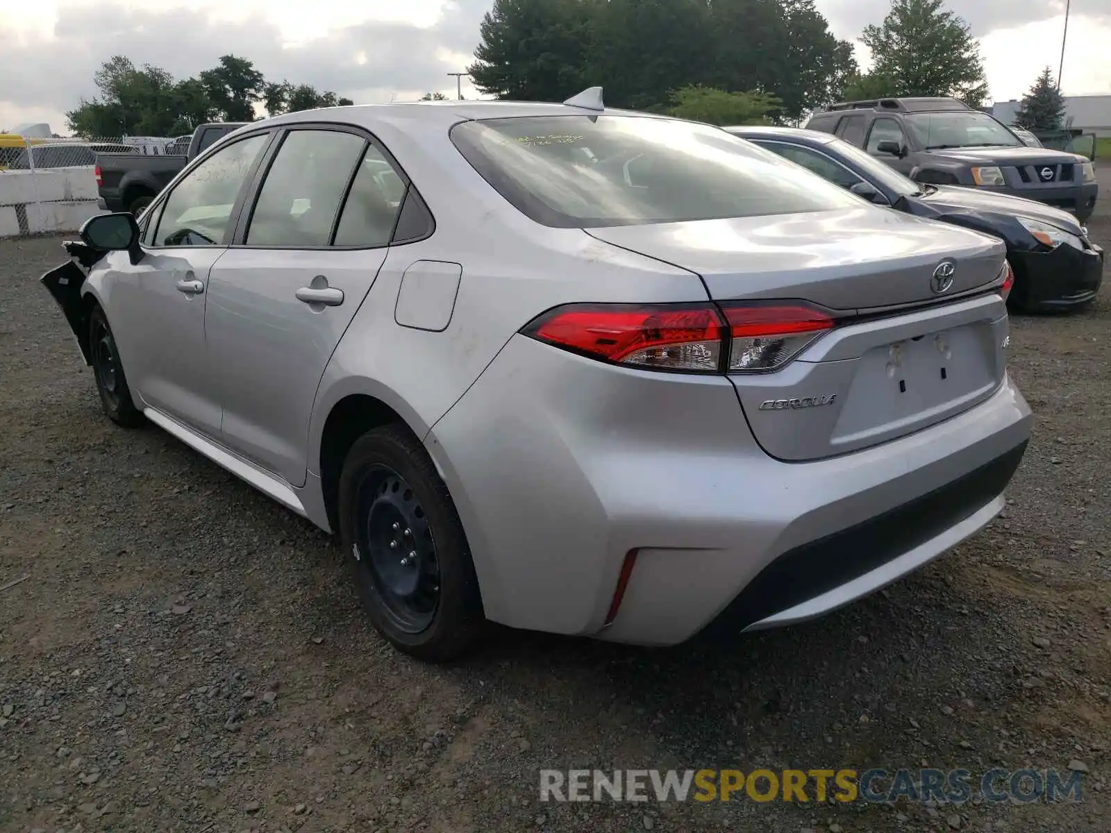 3 Photograph of a damaged car JTDEPRAEXLJ085542 TOYOTA COROLLA 2020