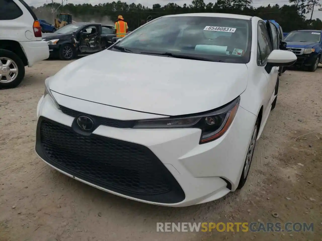 2 Photograph of a damaged car JTDEPRAEXLJ085895 TOYOTA COROLLA 2020