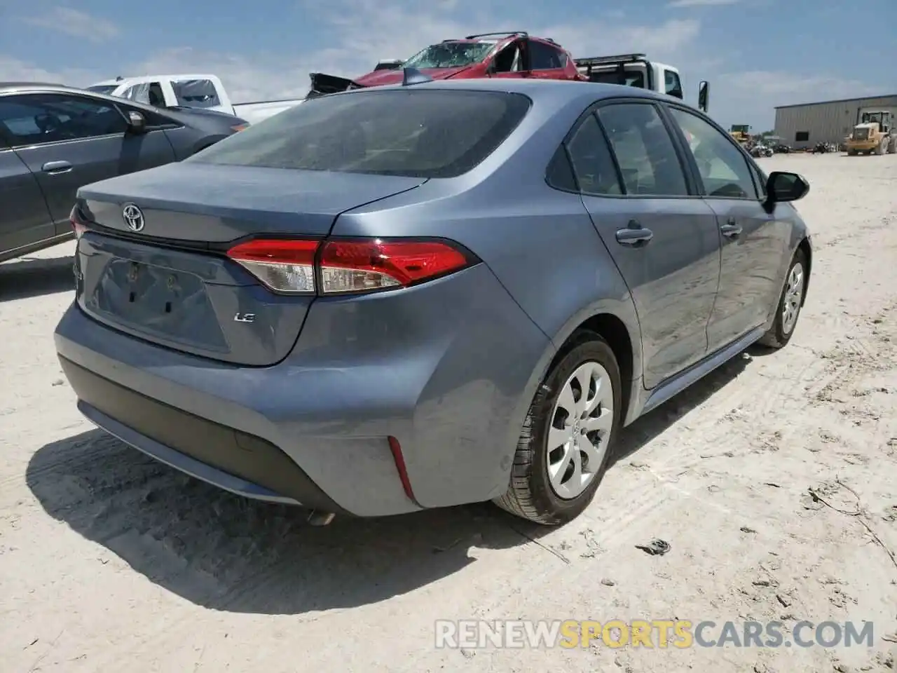 4 Photograph of a damaged car JTDEPRAEXLJ086111 TOYOTA COROLLA 2020