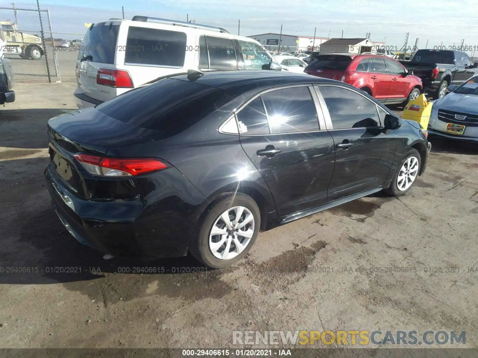 4 Photograph of a damaged car JTDEPRAEXLJ086710 TOYOTA COROLLA 2020