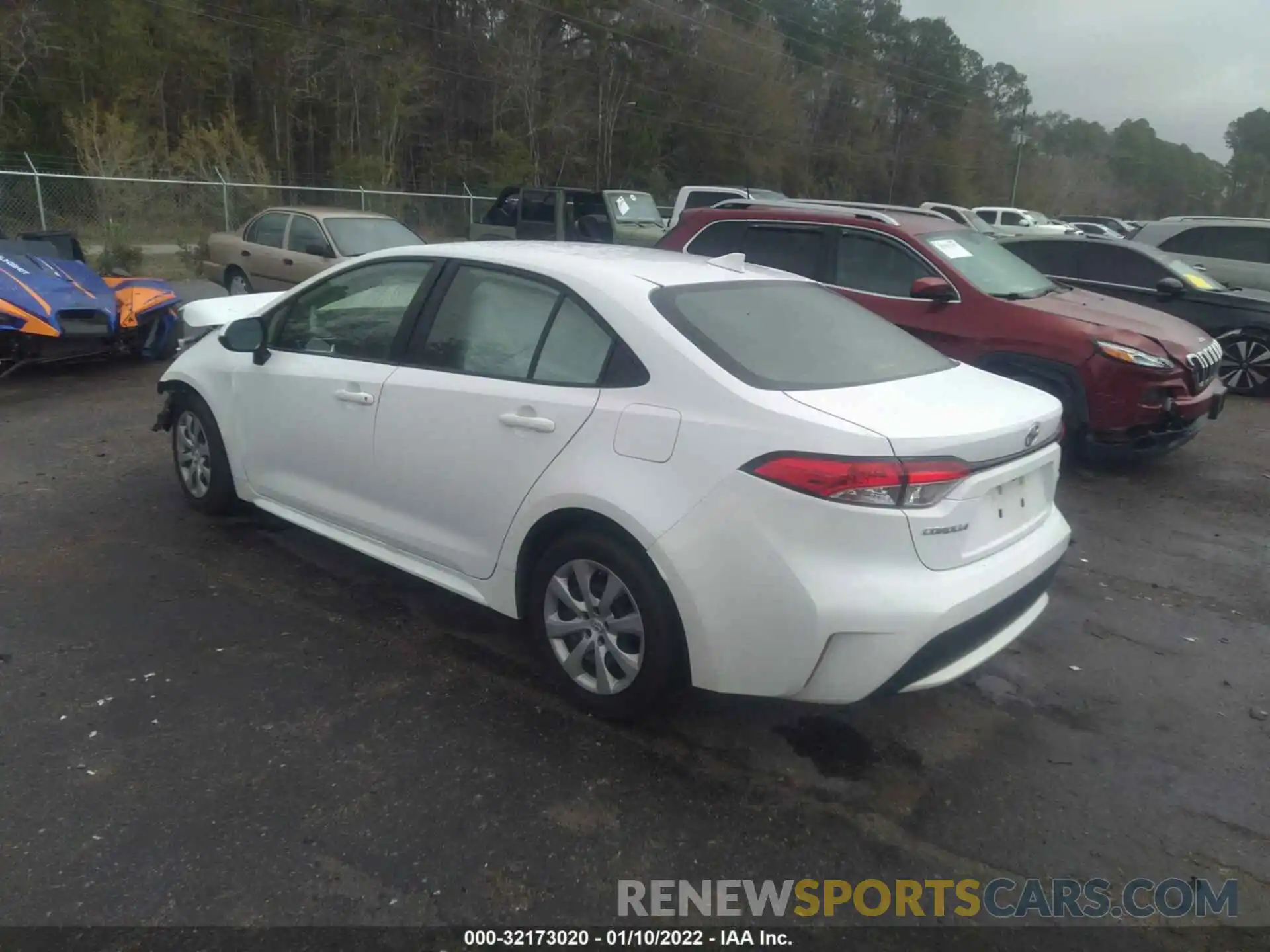 3 Photograph of a damaged car JTDEPRAEXLJ086786 TOYOTA COROLLA 2020