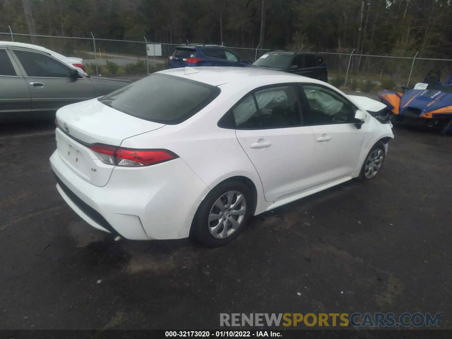 4 Photograph of a damaged car JTDEPRAEXLJ086786 TOYOTA COROLLA 2020