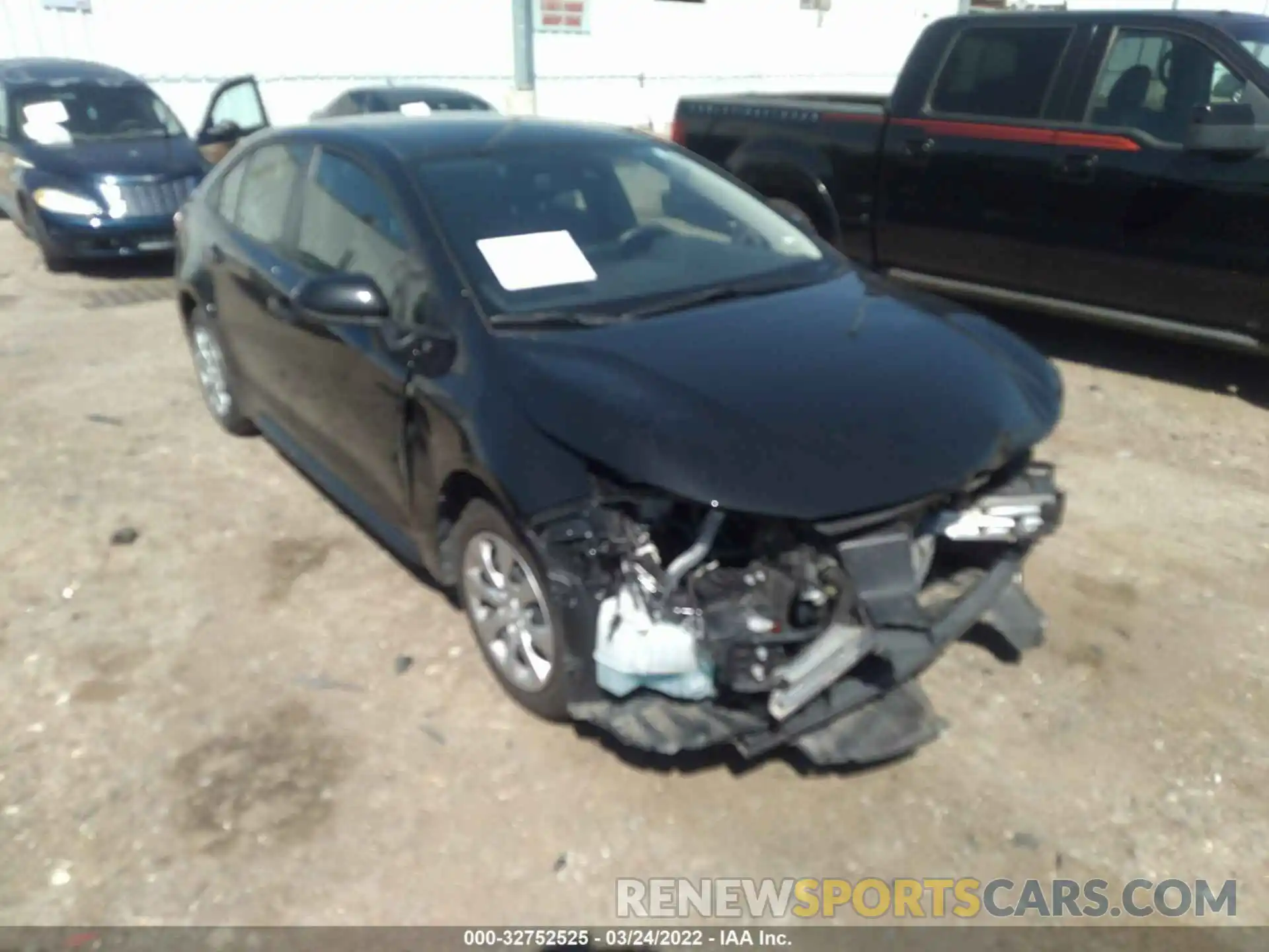 1 Photograph of a damaged car JTDEPRAEXLJ086903 TOYOTA COROLLA 2020