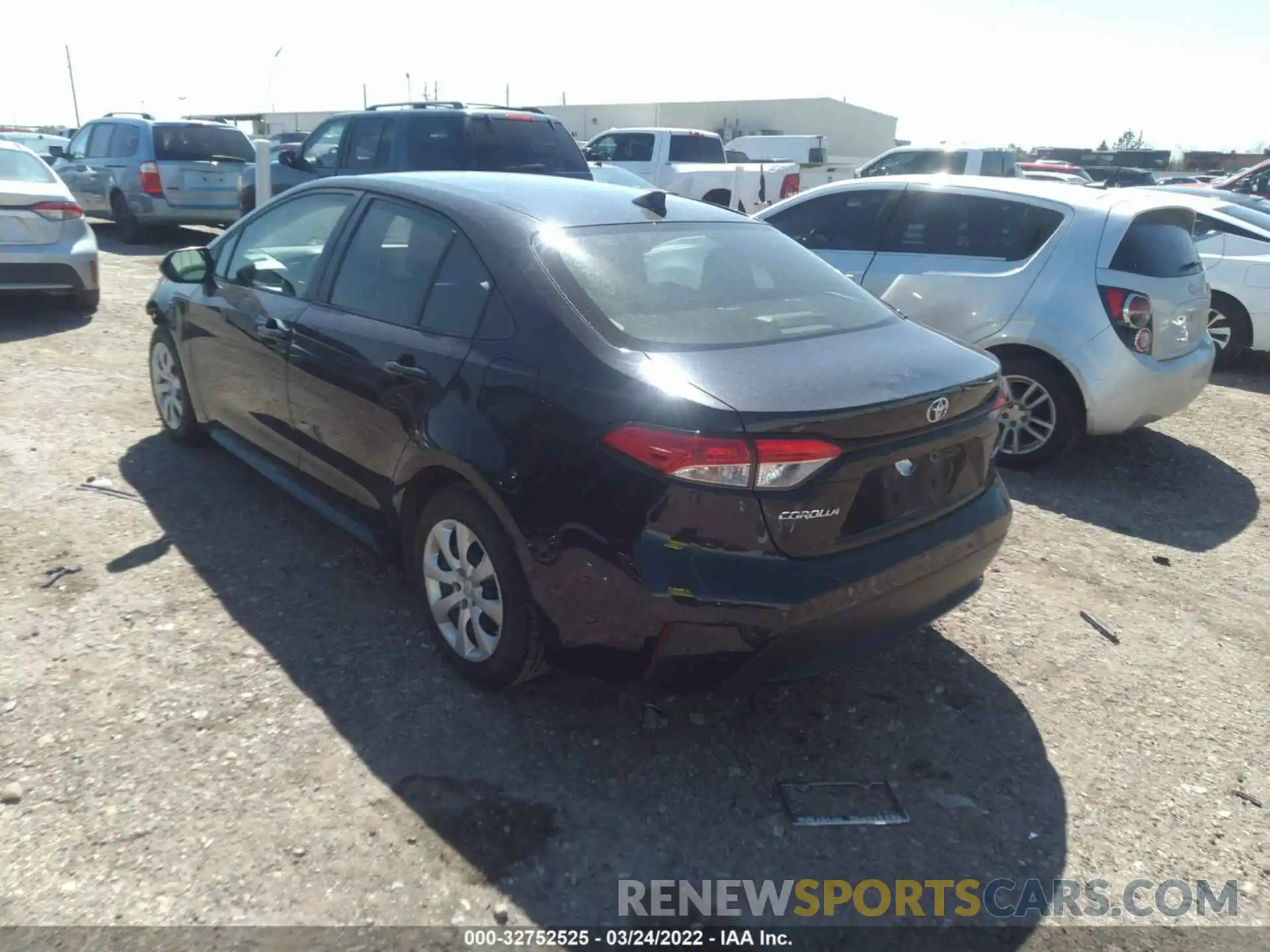 3 Photograph of a damaged car JTDEPRAEXLJ086903 TOYOTA COROLLA 2020