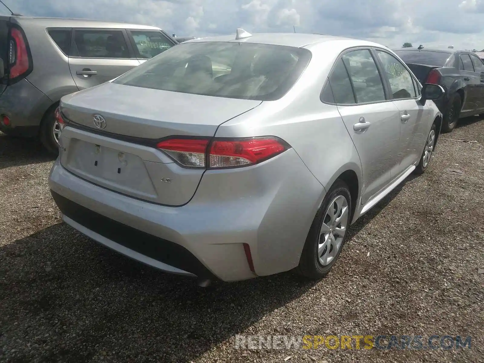 4 Photograph of a damaged car JTDEPRAEXLJ087016 TOYOTA COROLLA 2020