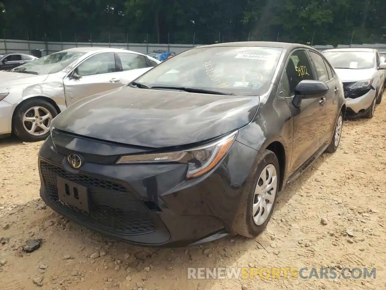 2 Photograph of a damaged car JTDEPRAEXLJ087596 TOYOTA COROLLA 2020