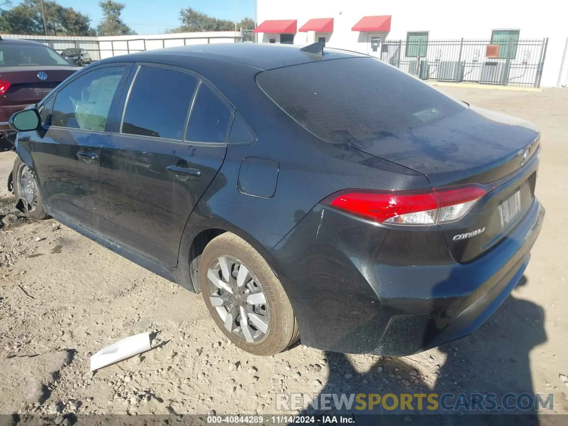 3 Photograph of a damaged car JTDEPRAEXLJ088361 TOYOTA COROLLA 2020