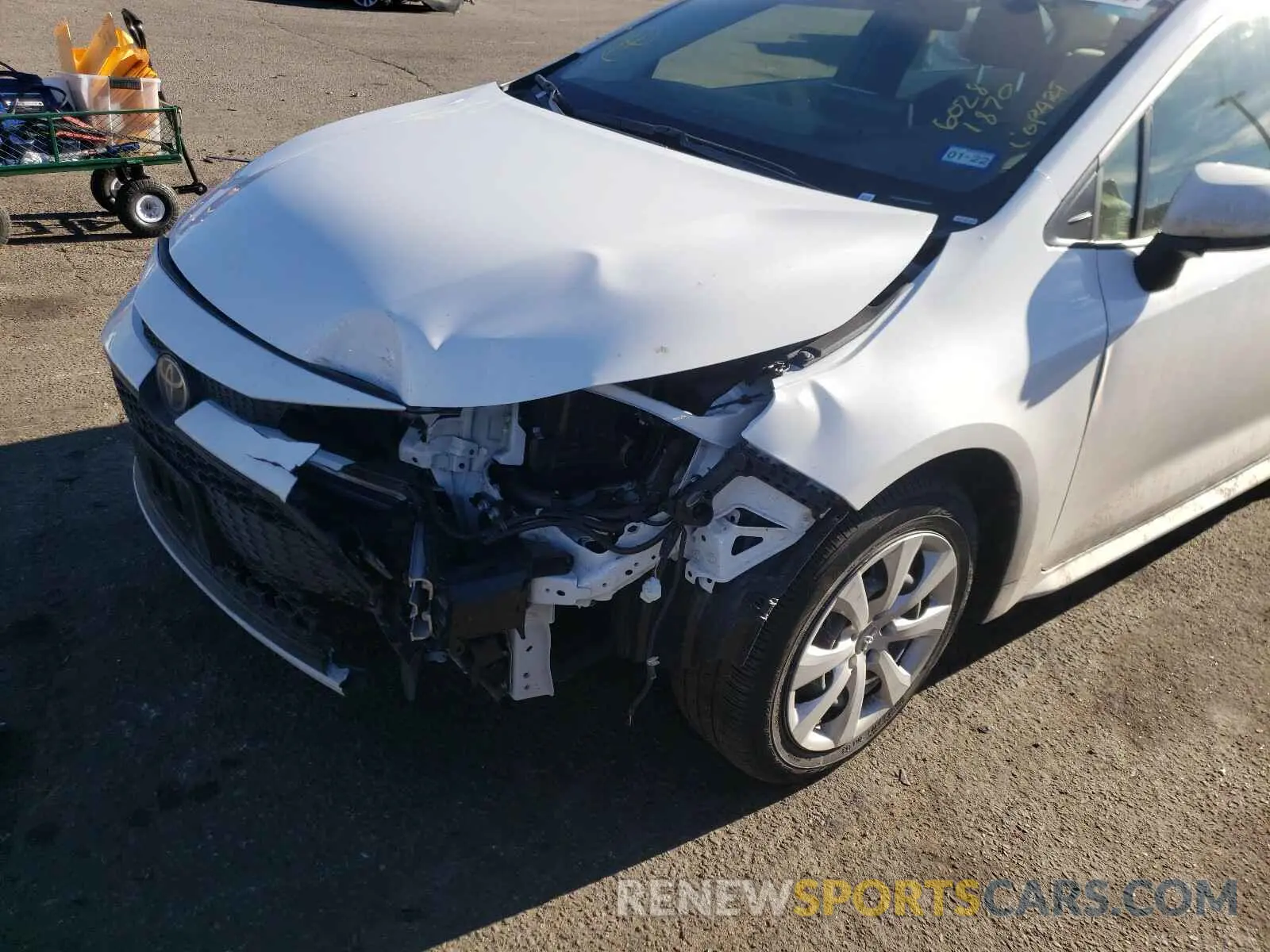 9 Photograph of a damaged car JTDEPRAEXLJ089185 TOYOTA COROLLA 2020