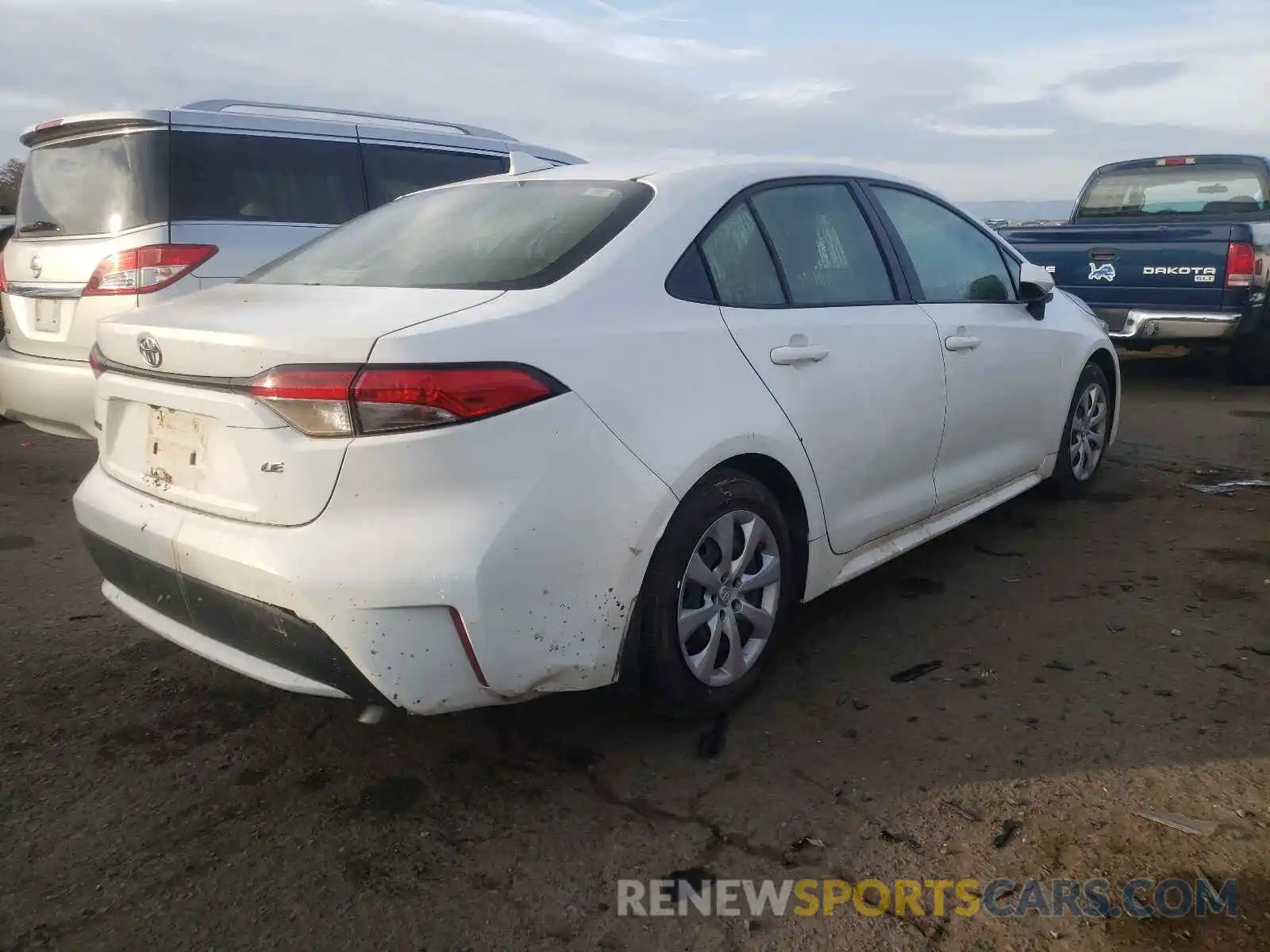 3 Photograph of a damaged car JTDEPRAEXLJ090563 TOYOTA COROLLA 2020