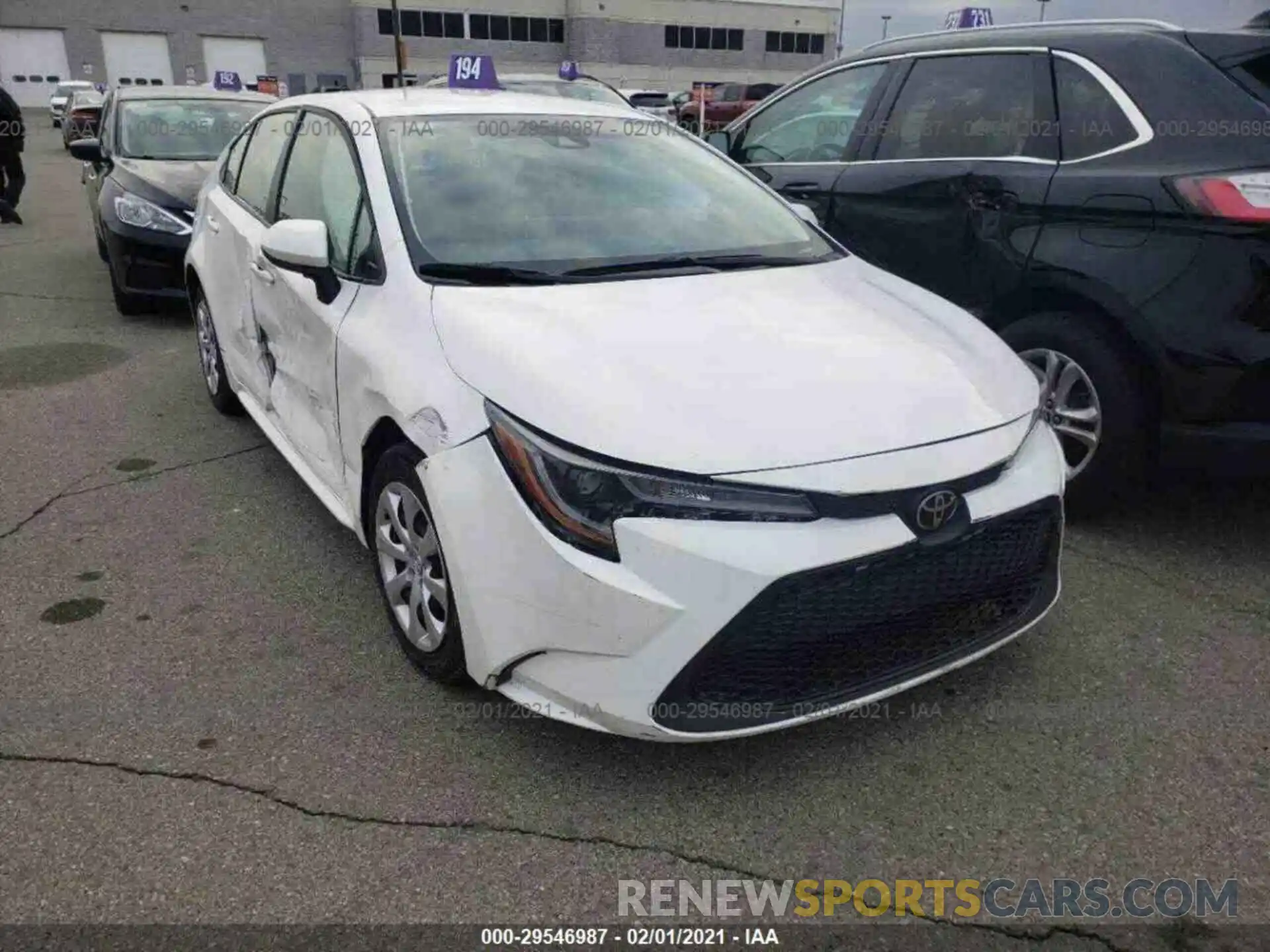 13 Photograph of a damaged car JTDEPRAEXLJ090773 TOYOTA COROLLA 2020