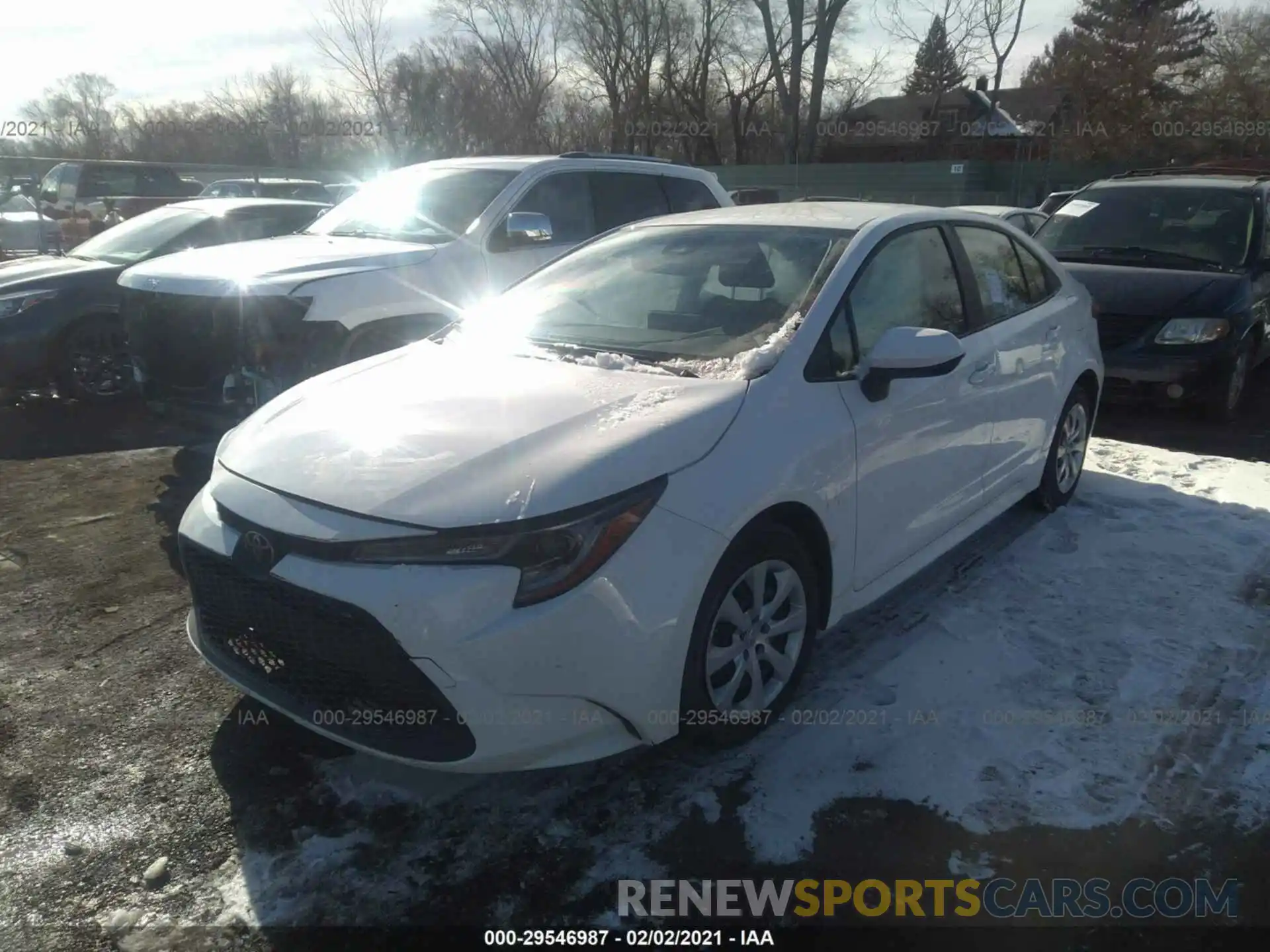 2 Photograph of a damaged car JTDEPRAEXLJ090773 TOYOTA COROLLA 2020