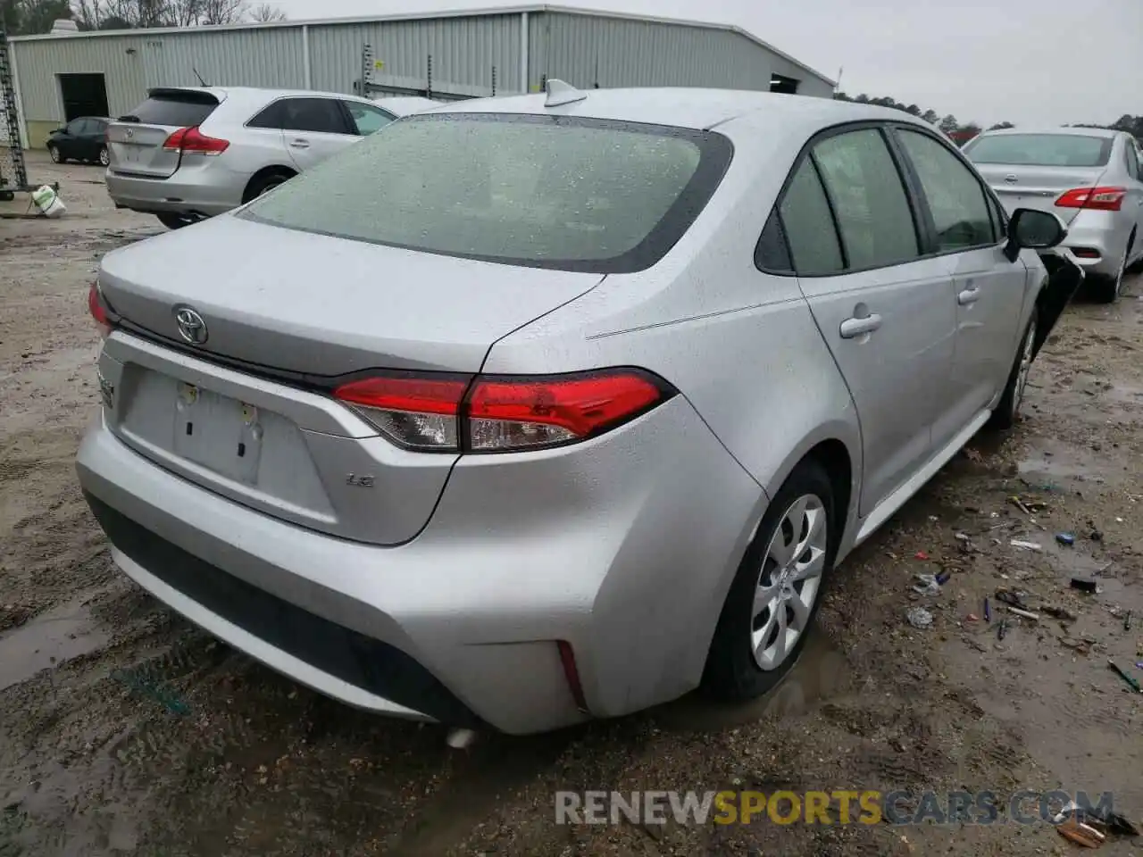 4 Photograph of a damaged car JTDEPRAEXLJ093933 TOYOTA COROLLA 2020