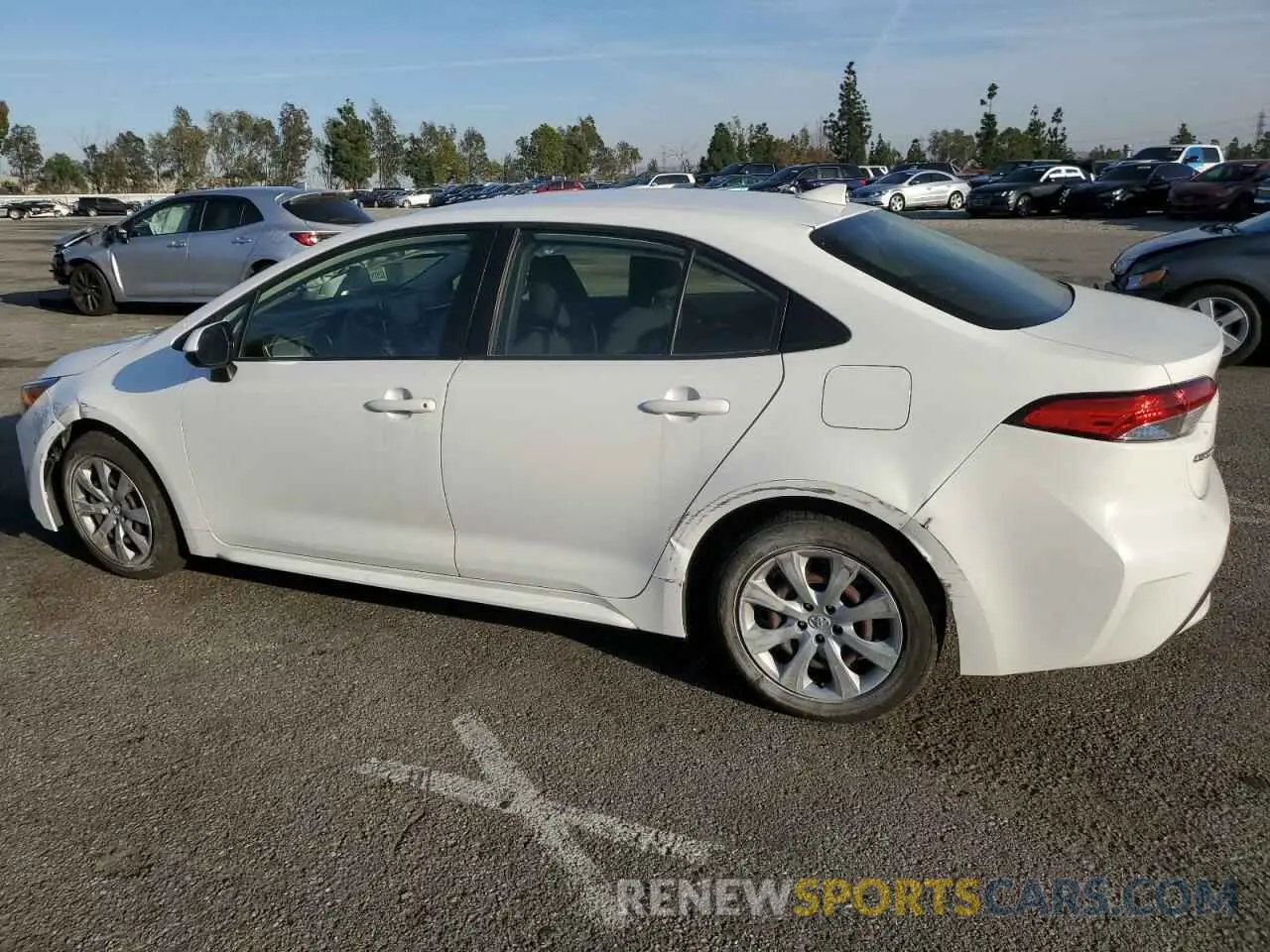 2 Photograph of a damaged car JTDEPRAEXLJ094791 TOYOTA COROLLA 2020