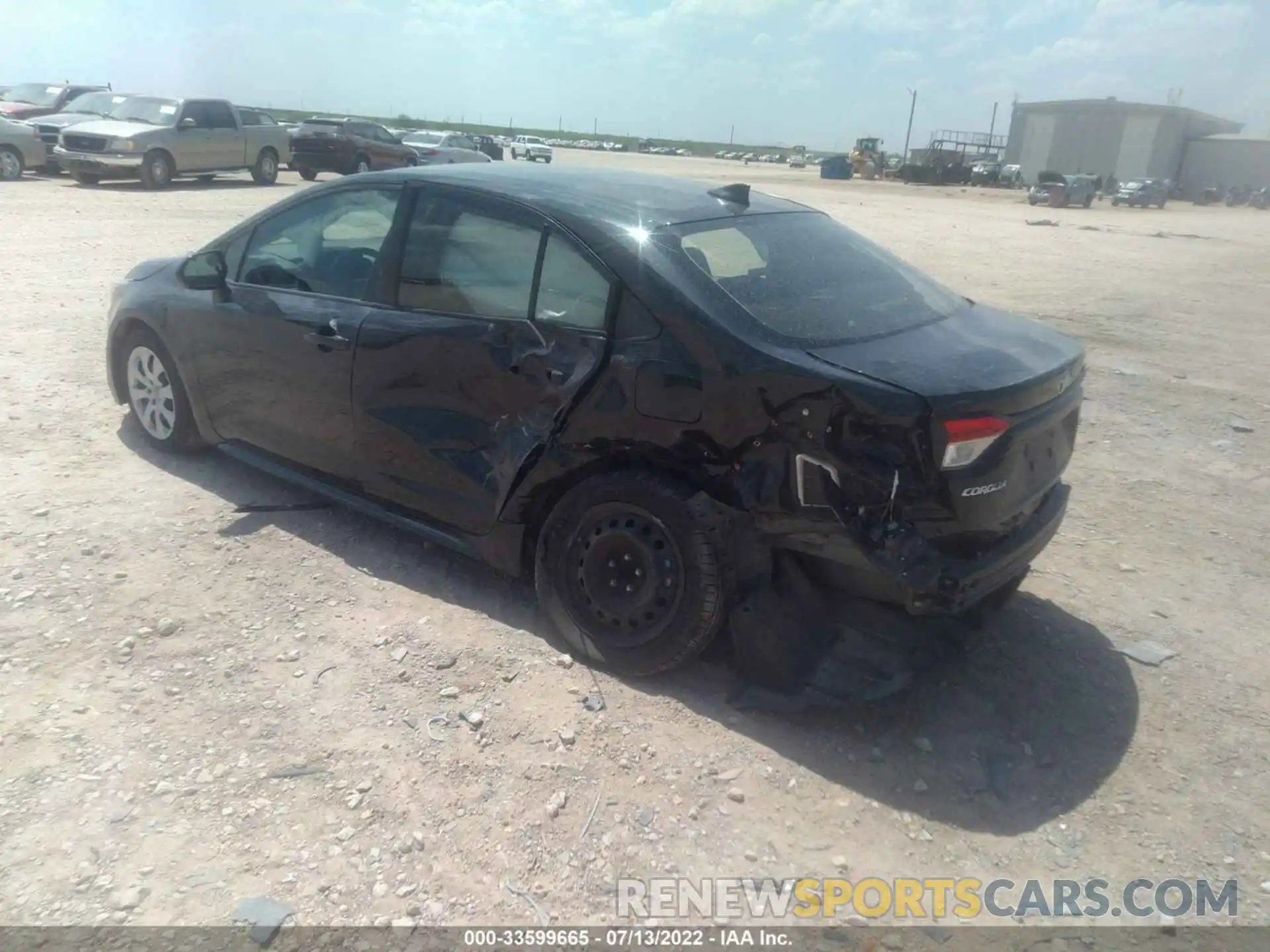 3 Photograph of a damaged car JTDEPRAEXLJ095312 TOYOTA COROLLA 2020