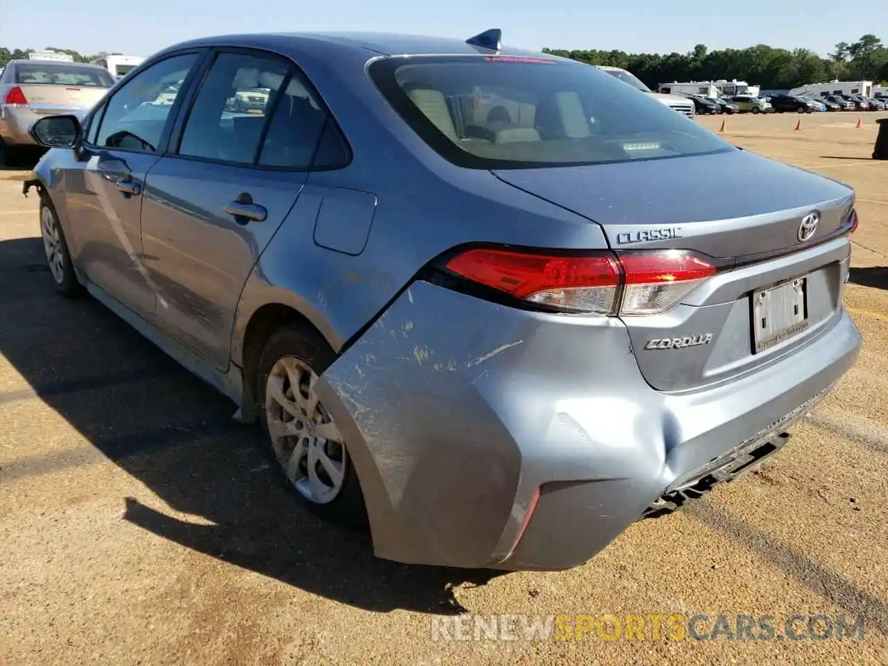 3 Photograph of a damaged car JTDEPRAEXLJ095651 TOYOTA COROLLA 2020