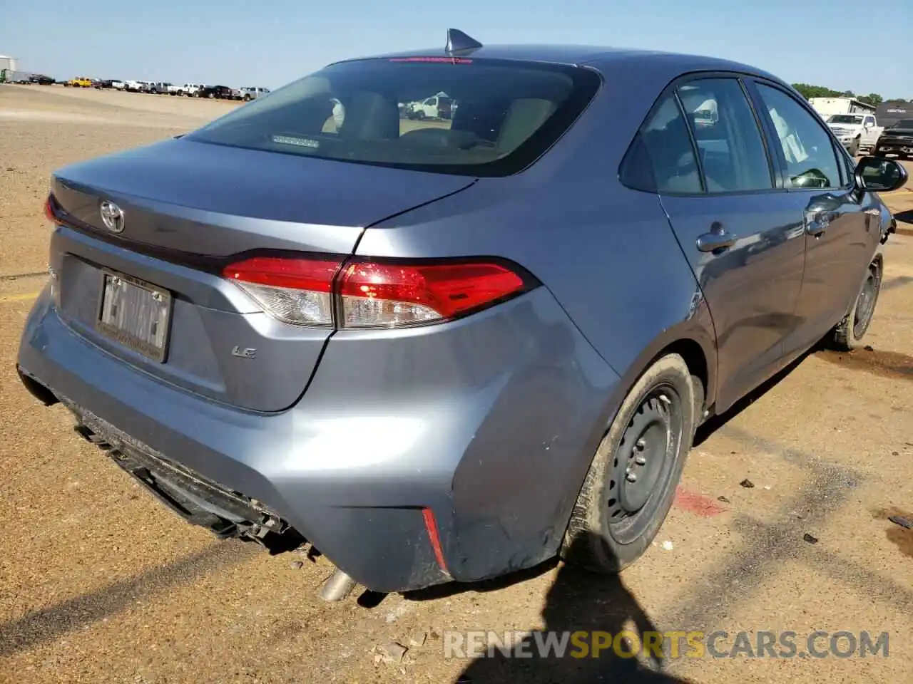 4 Photograph of a damaged car JTDEPRAEXLJ095651 TOYOTA COROLLA 2020