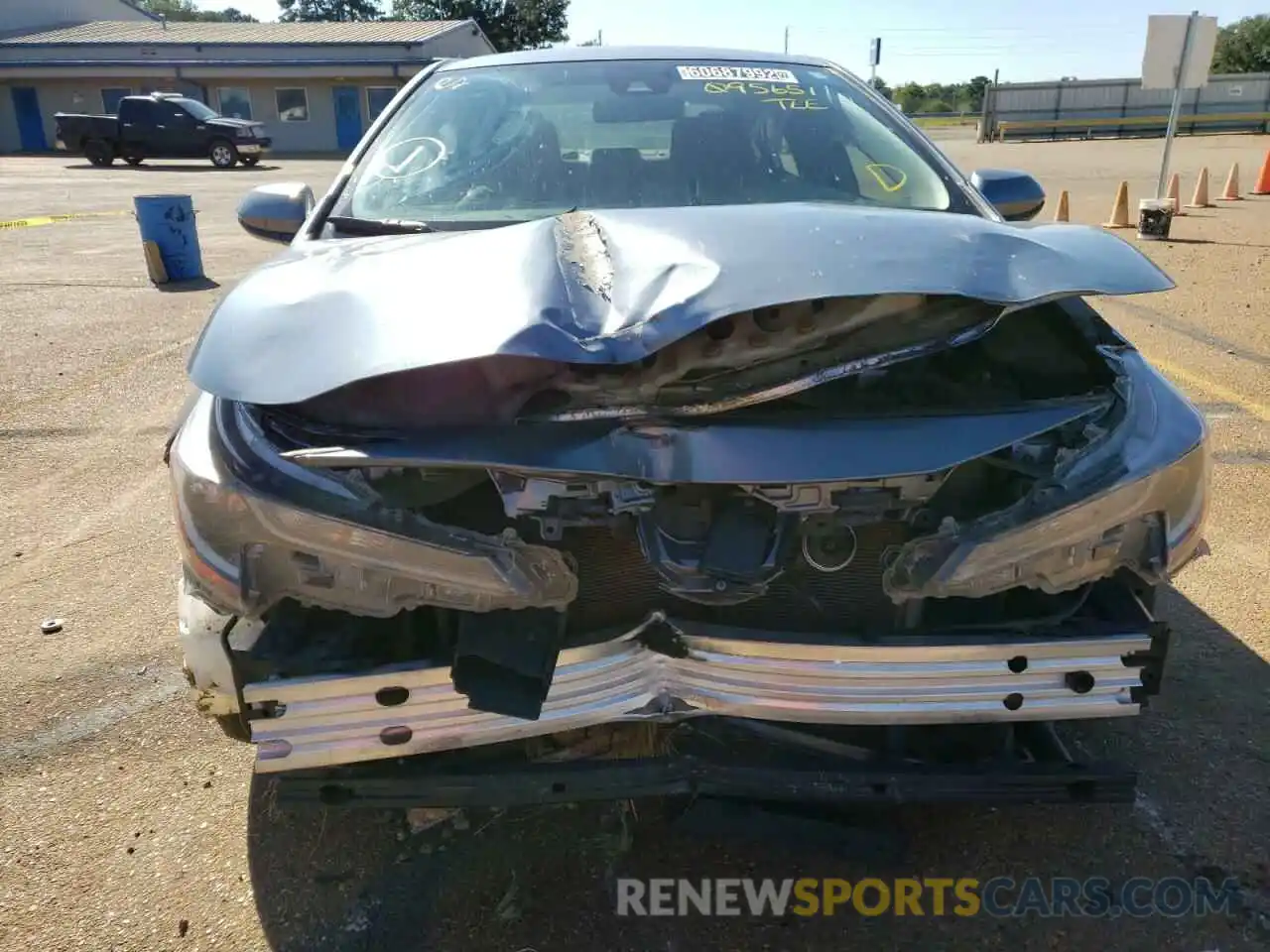 9 Photograph of a damaged car JTDEPRAEXLJ095651 TOYOTA COROLLA 2020