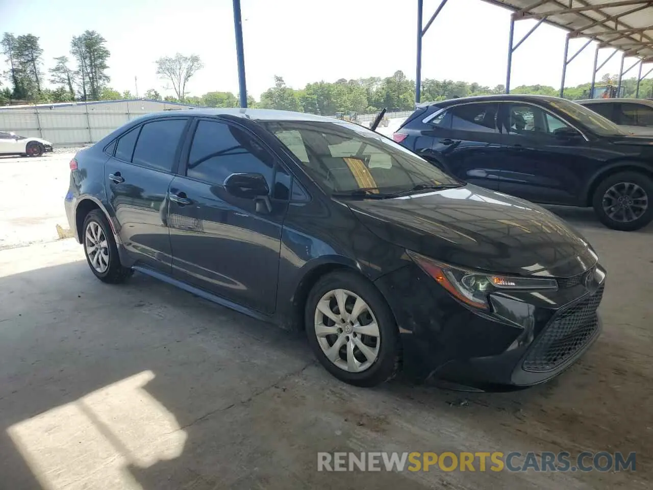 4 Photograph of a damaged car JTDEPRAEXLJ095715 TOYOTA COROLLA 2020