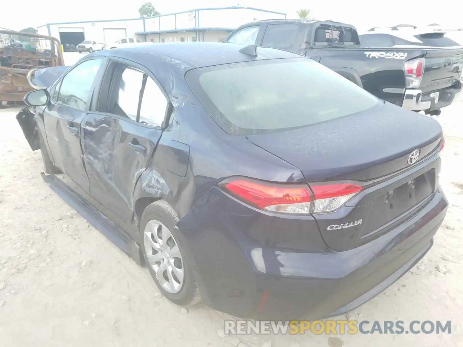 3 Photograph of a damaged car JTDEPRAEXLJ096461 TOYOTA COROLLA 2020