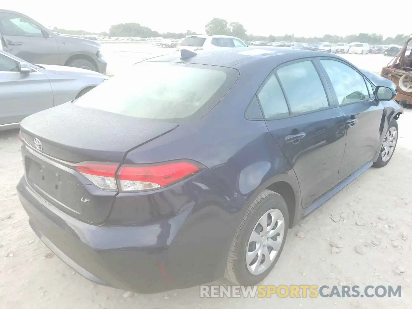 4 Photograph of a damaged car JTDEPRAEXLJ096461 TOYOTA COROLLA 2020