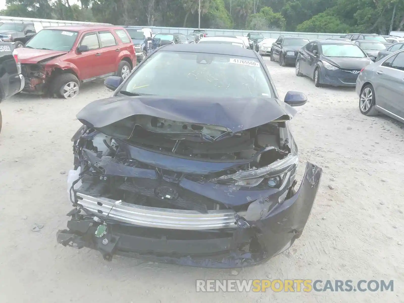 9 Photograph of a damaged car JTDEPRAEXLJ096461 TOYOTA COROLLA 2020