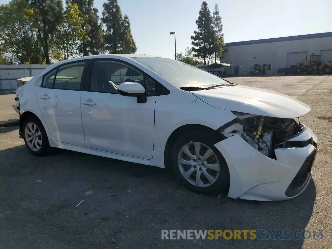 4 Photograph of a damaged car JTDEPRAEXLJ098923 TOYOTA COROLLA 2020