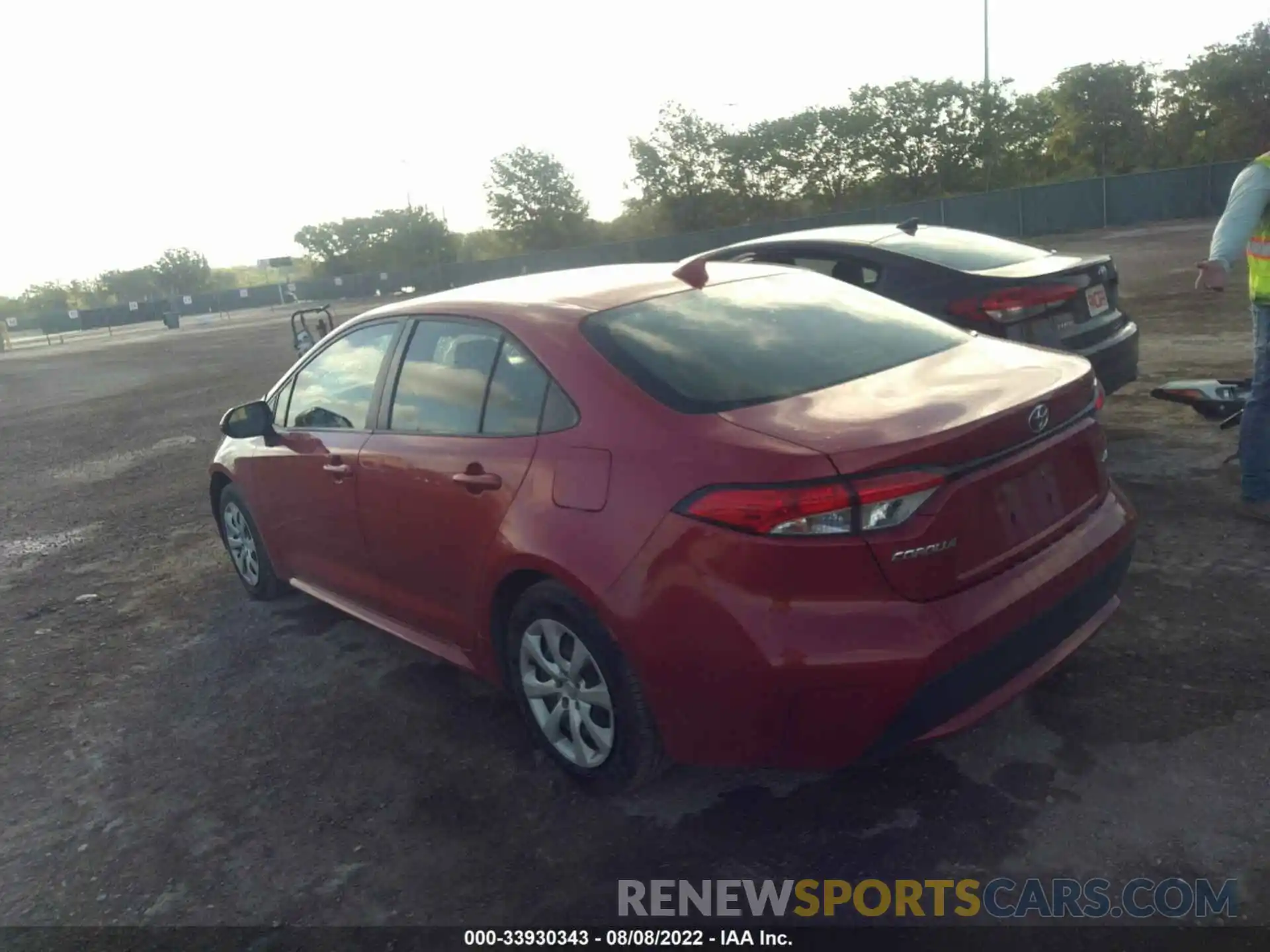 3 Photograph of a damaged car JTDEPRAEXLJ099005 TOYOTA COROLLA 2020