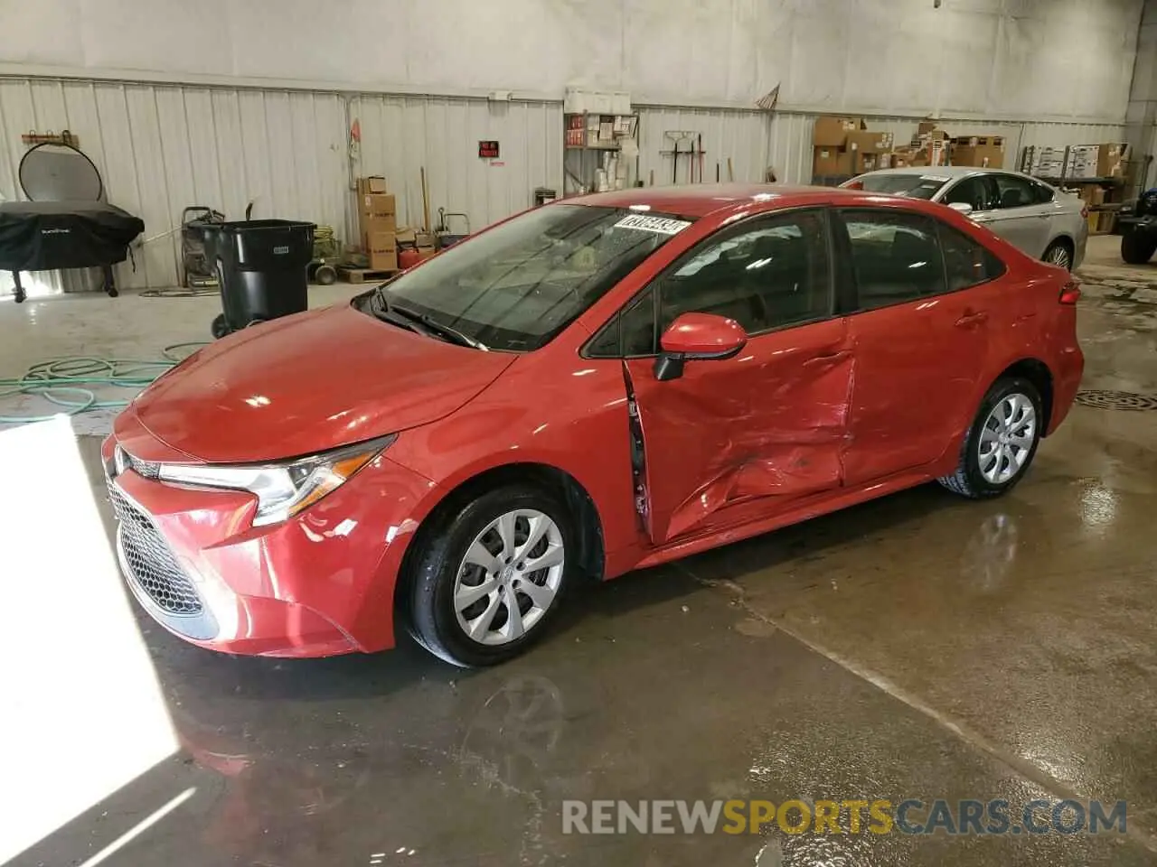 1 Photograph of a damaged car JTDEPRAEXLJ099246 TOYOTA COROLLA 2020