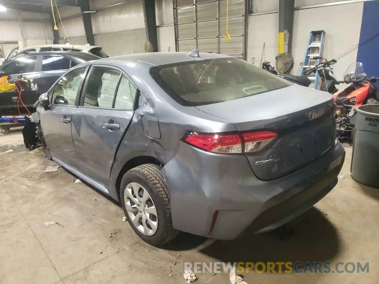 3 Photograph of a damaged car JTDEPRAEXLJ099294 TOYOTA COROLLA 2020