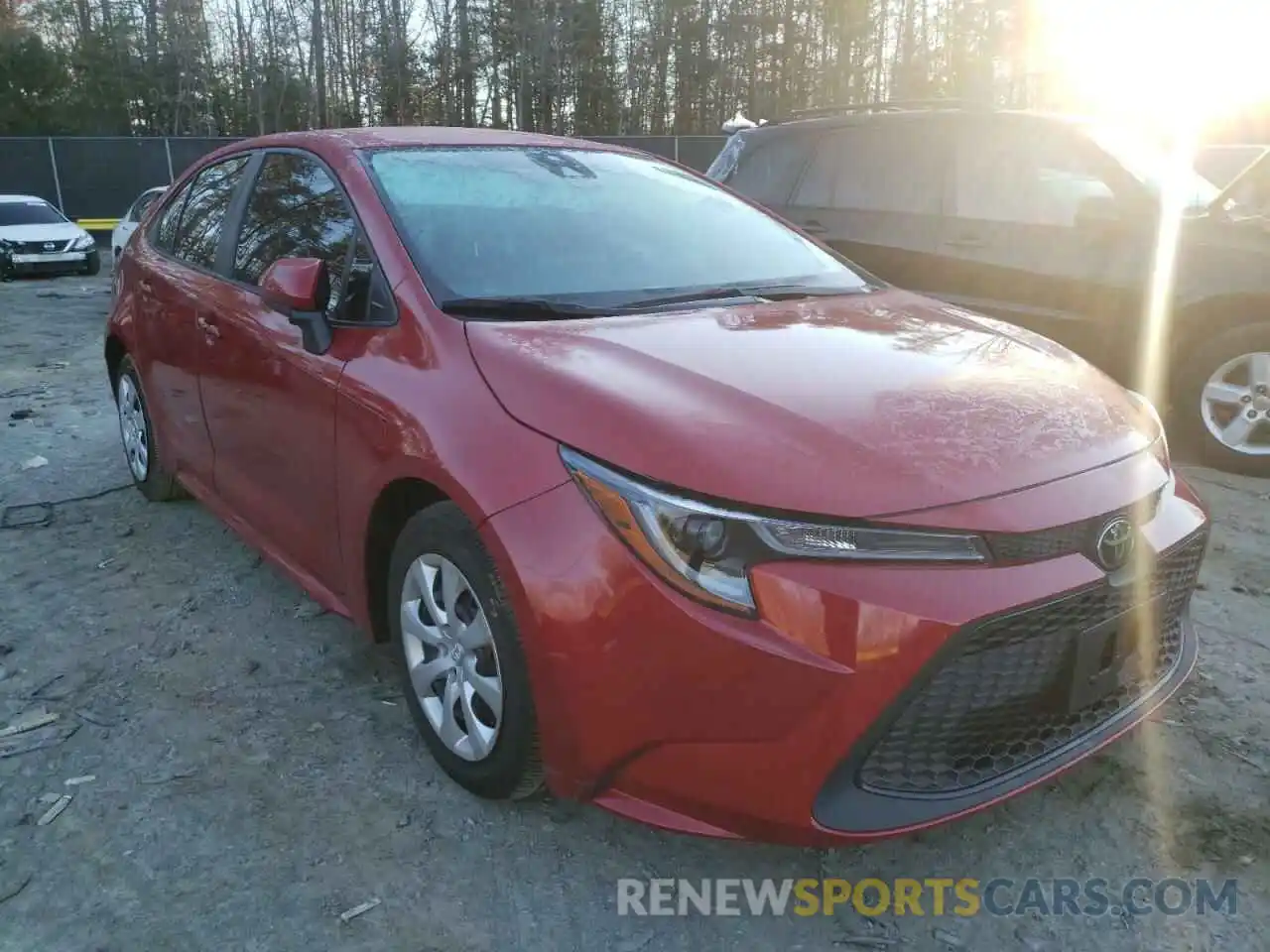 1 Photograph of a damaged car JTDEPRAEXLJ099389 TOYOTA COROLLA 2020