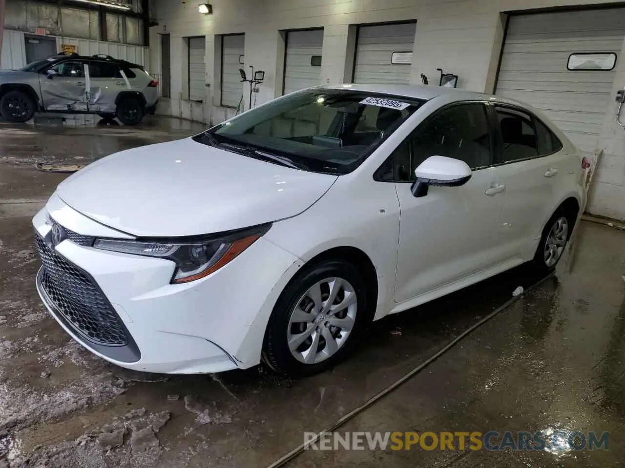 1 Photograph of a damaged car JTDEPRAEXLJ099909 TOYOTA COROLLA 2020