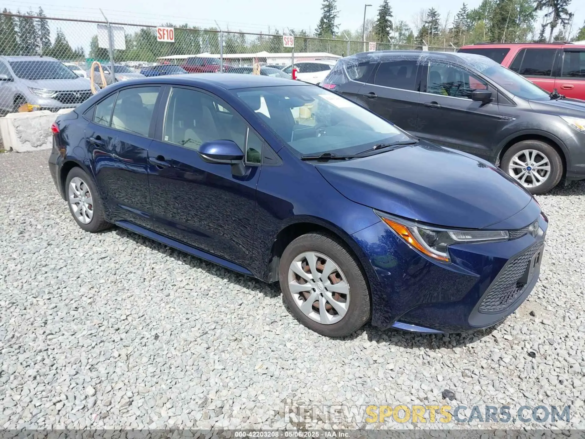 1 Photograph of a damaged car JTDEPRAEXLJ100881 TOYOTA COROLLA 2020