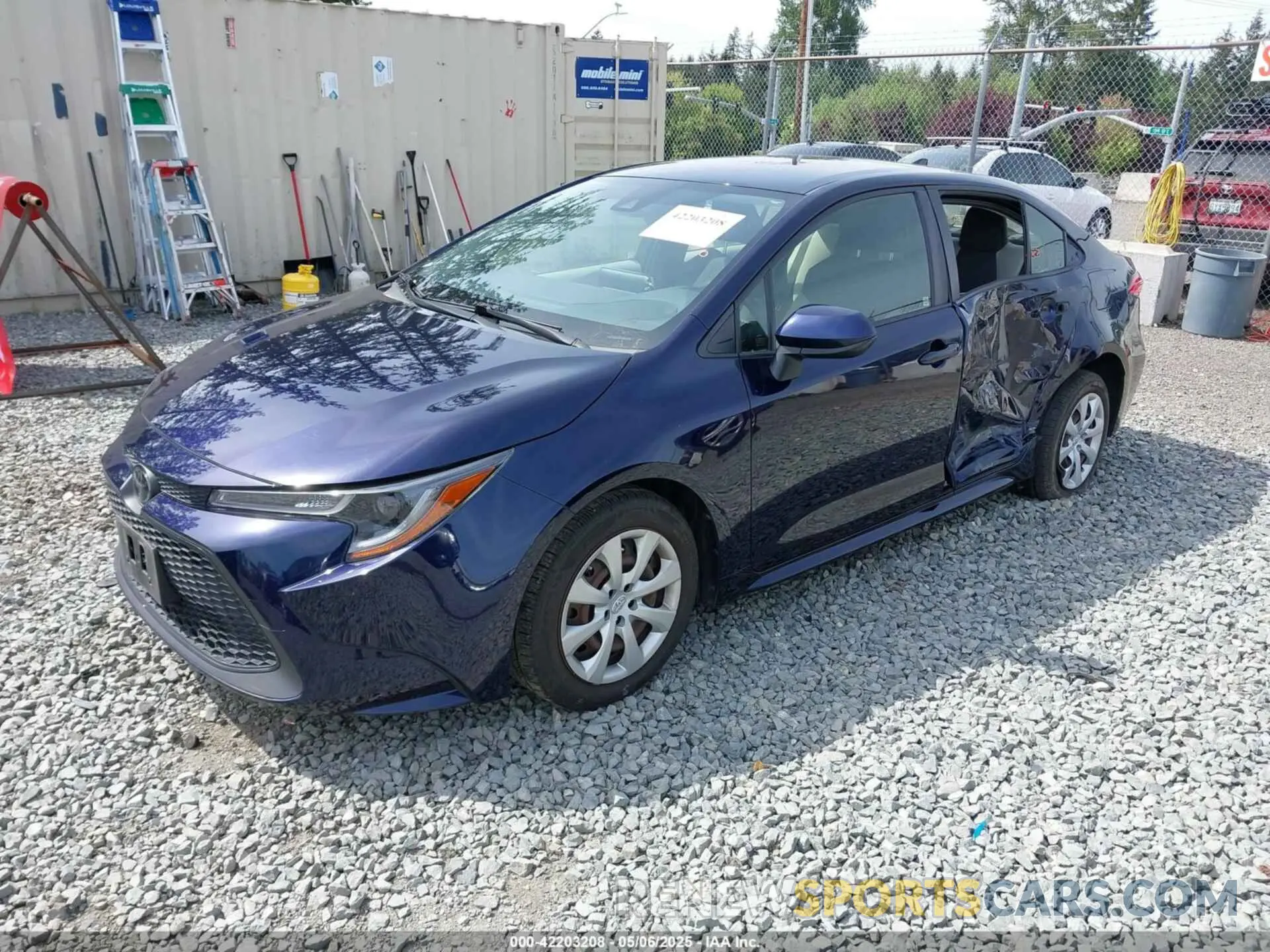 2 Photograph of a damaged car JTDEPRAEXLJ100881 TOYOTA COROLLA 2020