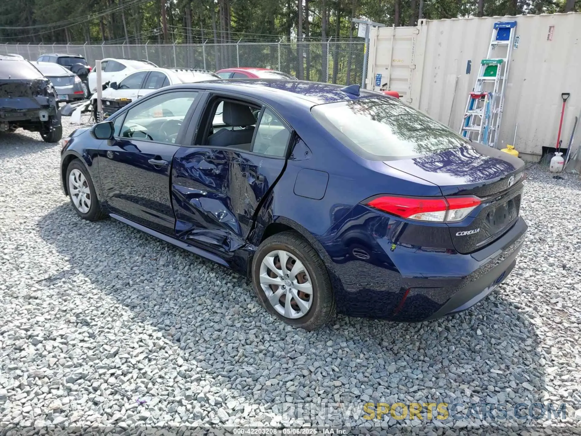 3 Photograph of a damaged car JTDEPRAEXLJ100881 TOYOTA COROLLA 2020