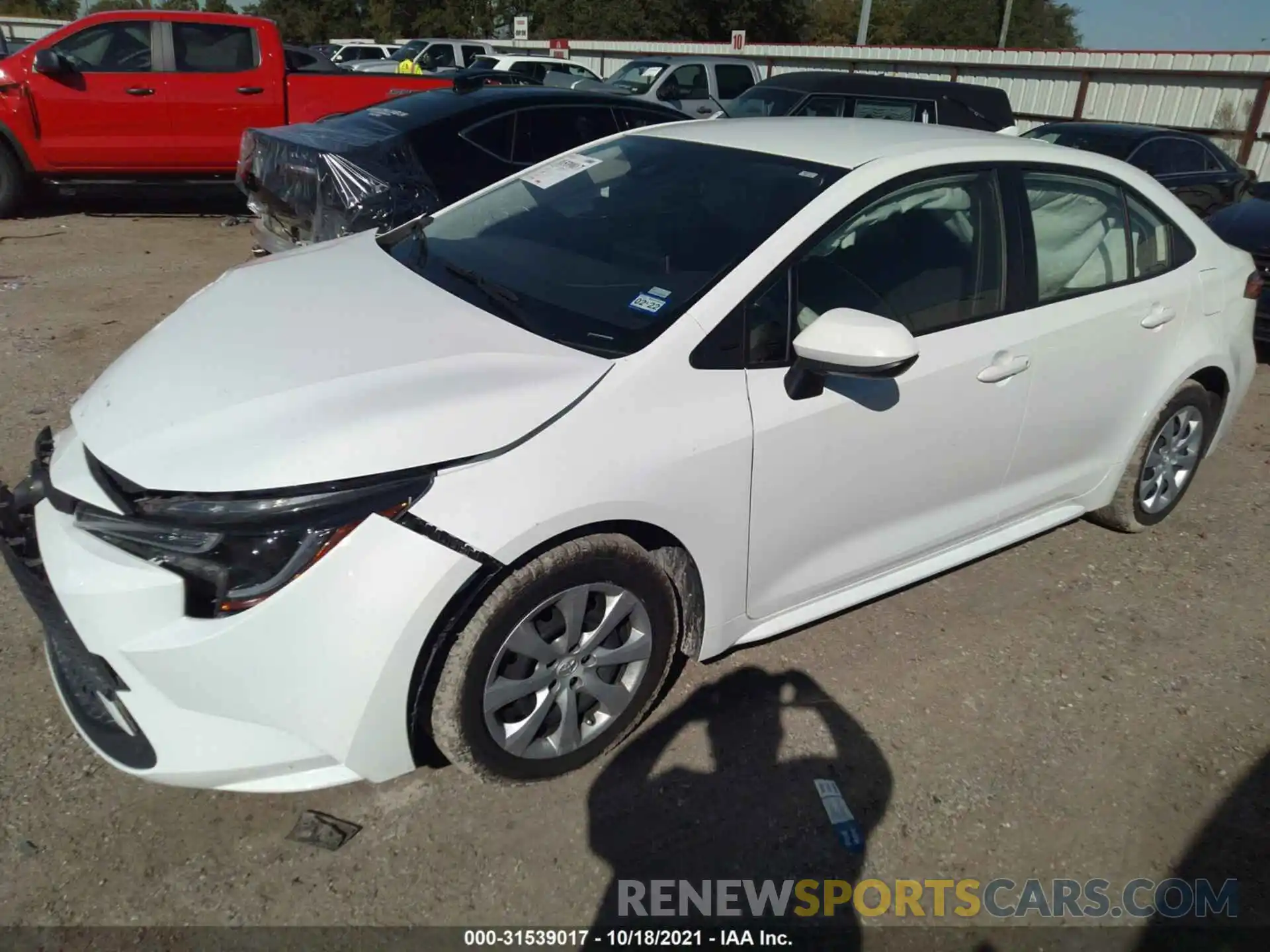 2 Photograph of a damaged car JTDEPRAEXLJ102887 TOYOTA COROLLA 2020