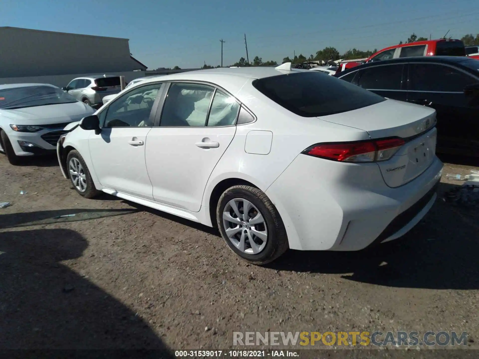 3 Photograph of a damaged car JTDEPRAEXLJ102887 TOYOTA COROLLA 2020