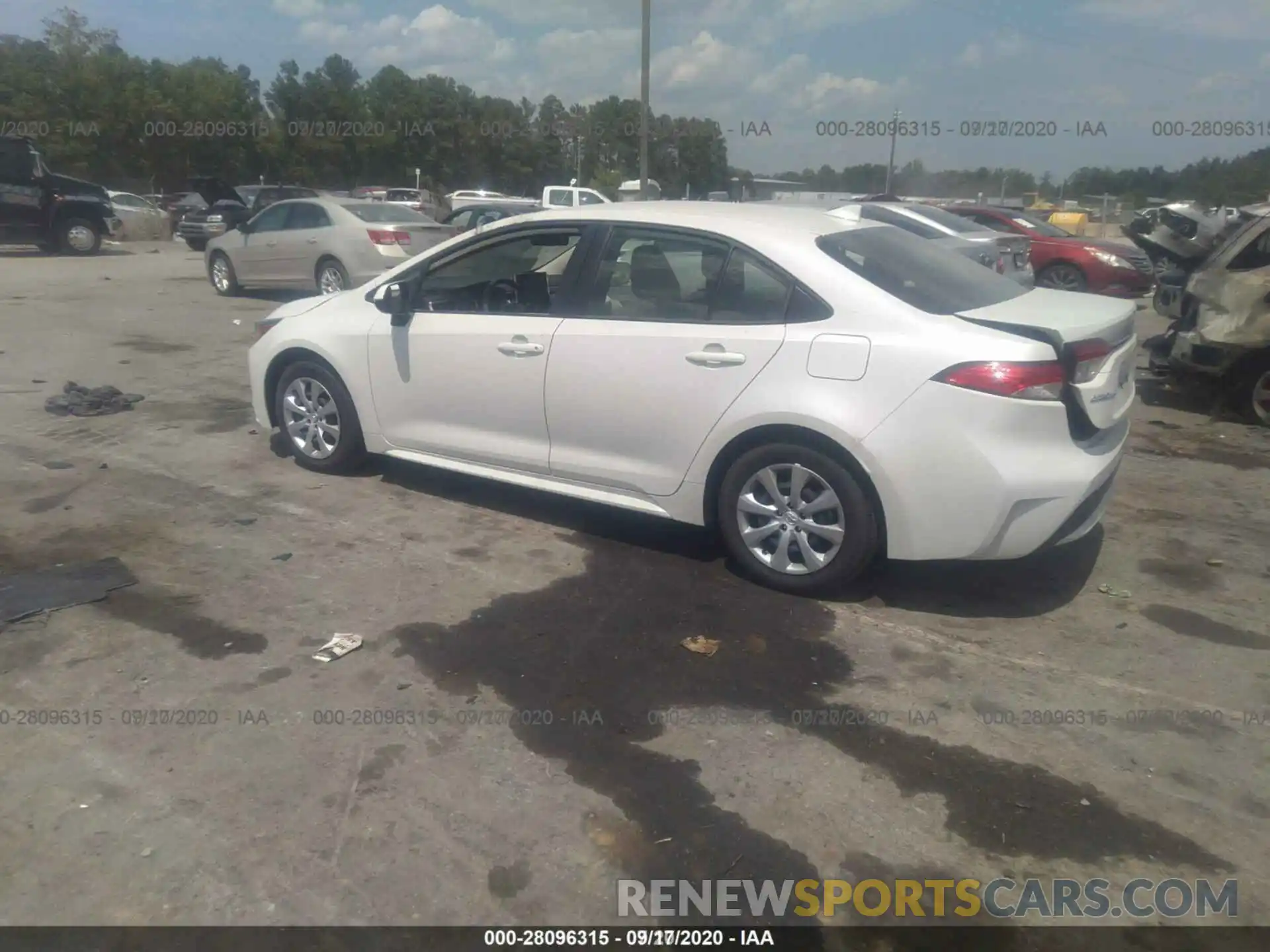 14 Photograph of a damaged car JTDEPRAEXLJ105059 TOYOTA COROLLA 2020