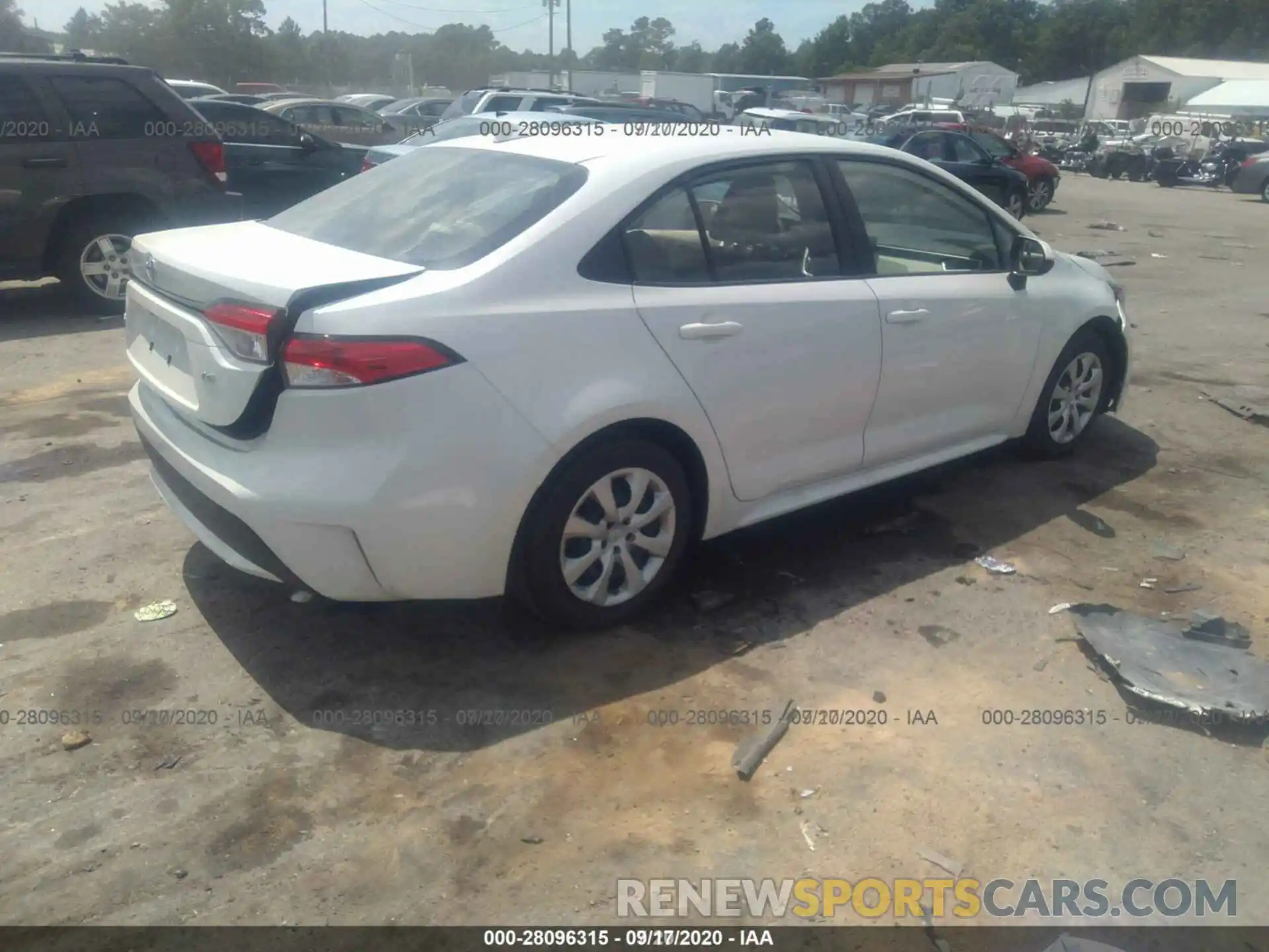 15 Photograph of a damaged car JTDEPRAEXLJ105059 TOYOTA COROLLA 2020