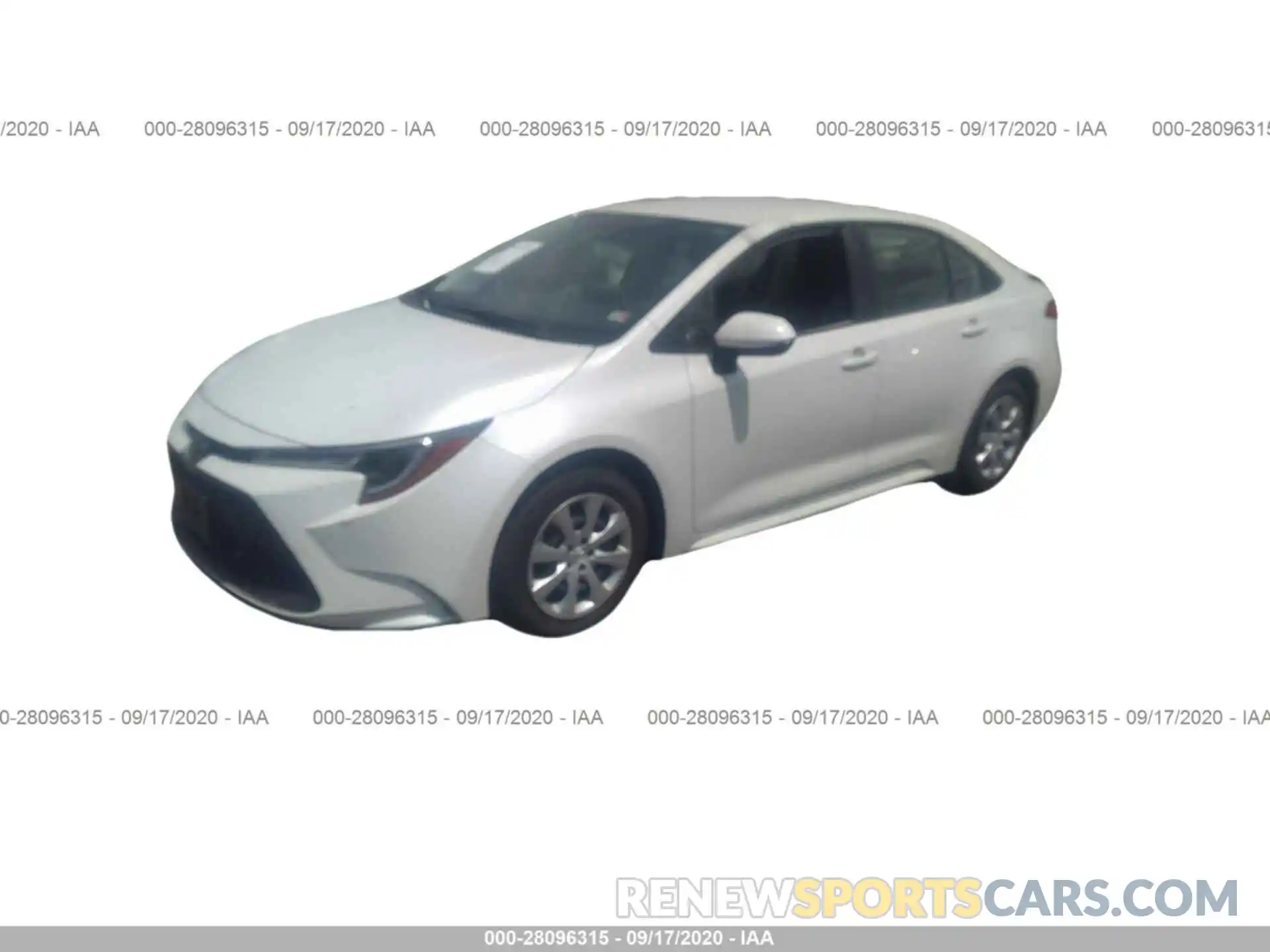 2 Photograph of a damaged car JTDEPRAEXLJ105059 TOYOTA COROLLA 2020