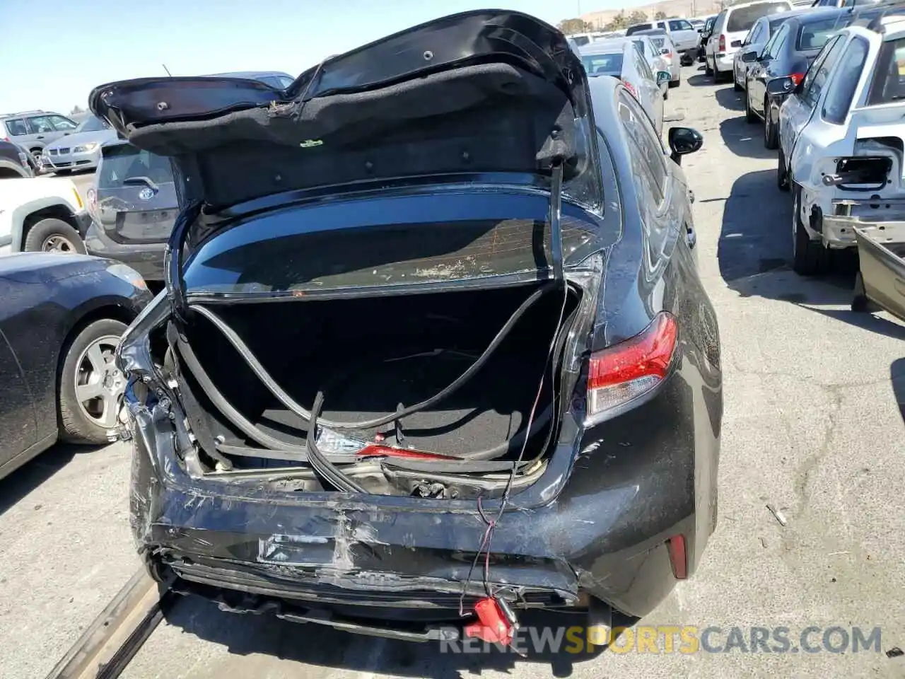 9 Photograph of a damaged car JTDEPRAEXLJ105496 TOYOTA COROLLA 2020