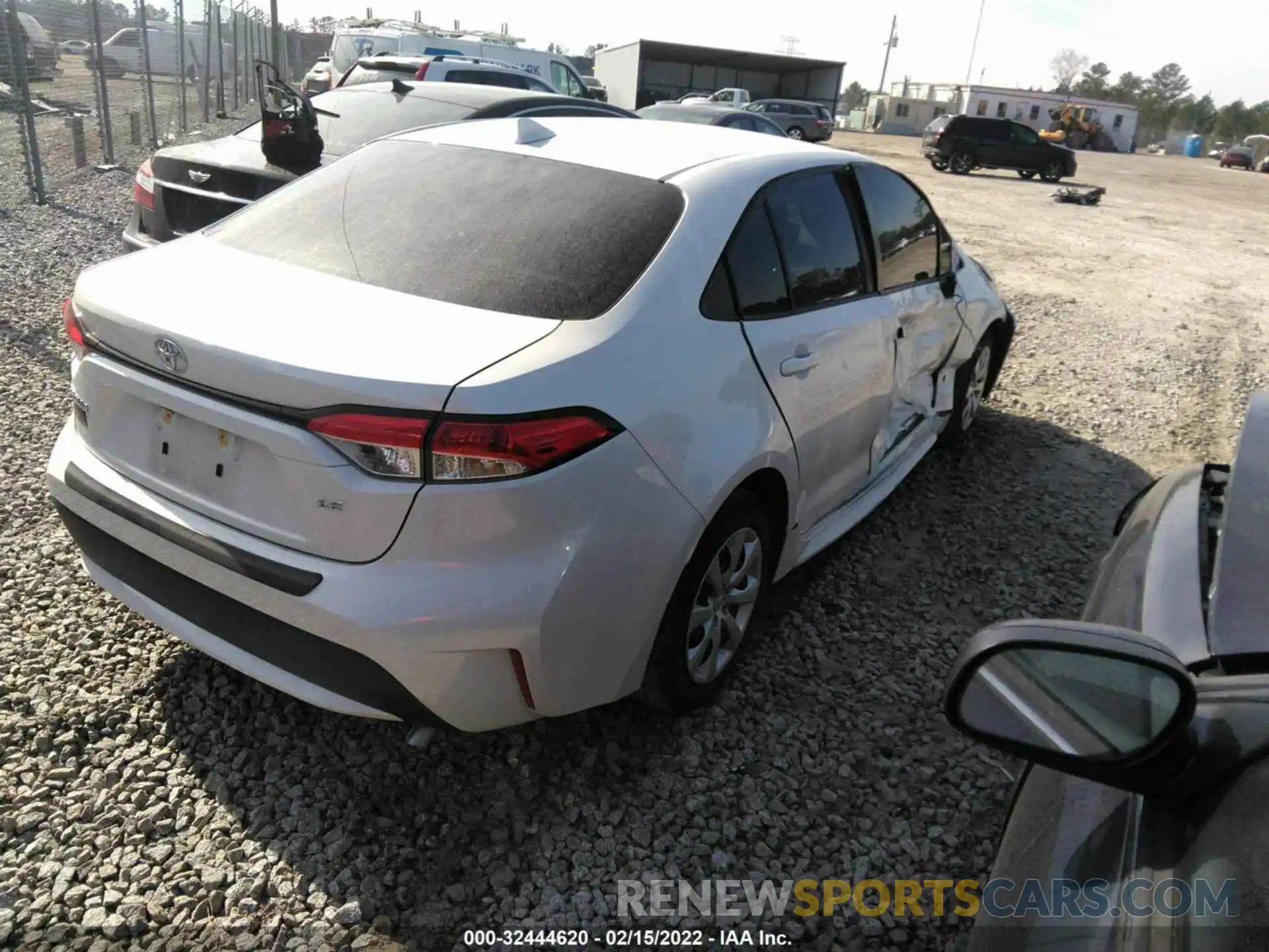 4 Photograph of a damaged car JTDEPRAEXLJ106096 TOYOTA COROLLA 2020